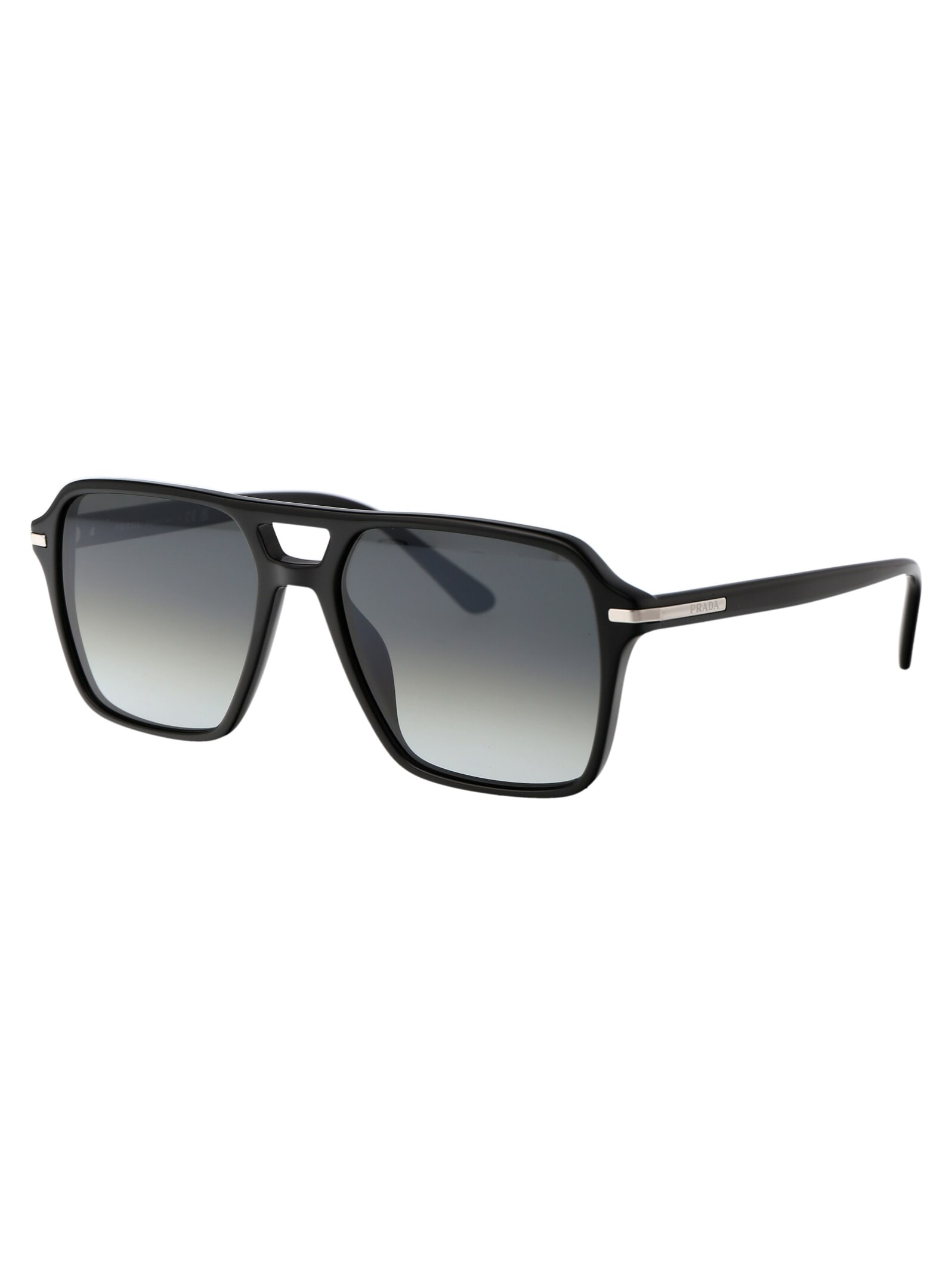 Shop Prada 0pr 20ys Sunglasses In 1ab06t Black