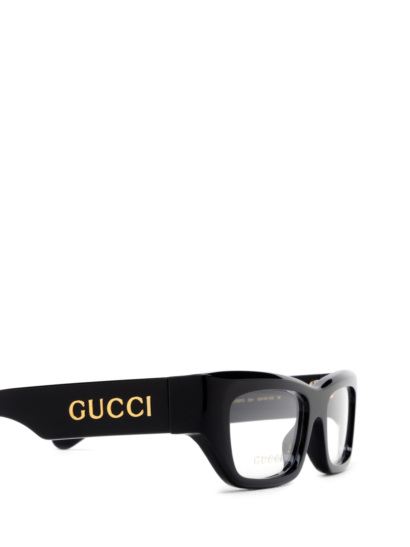 Shop Gucci Gg1297o Black Glasses