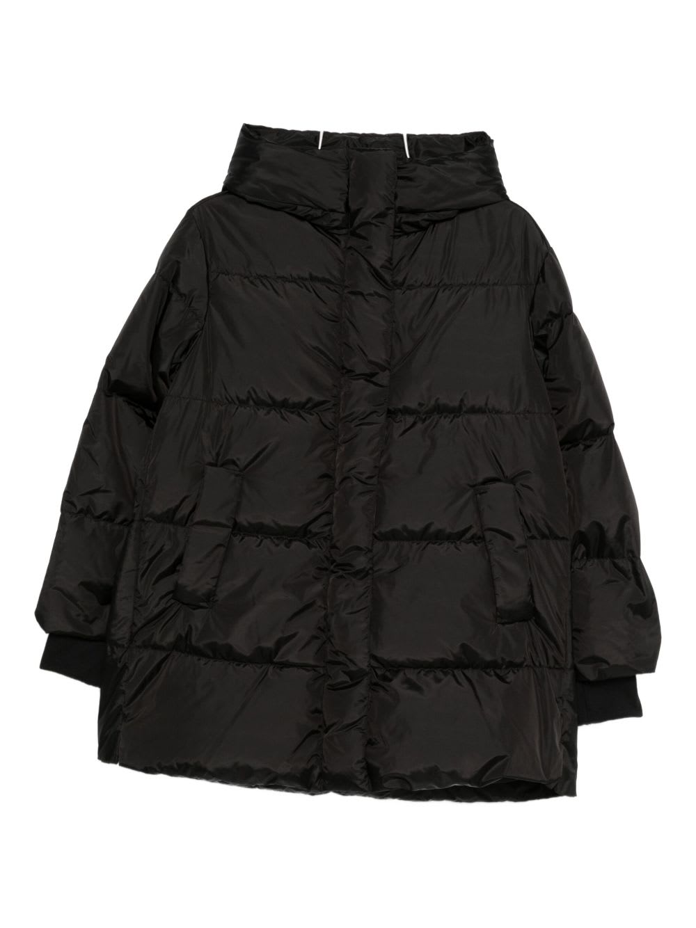 Lempelius Anu Midi Down Jacket In Black