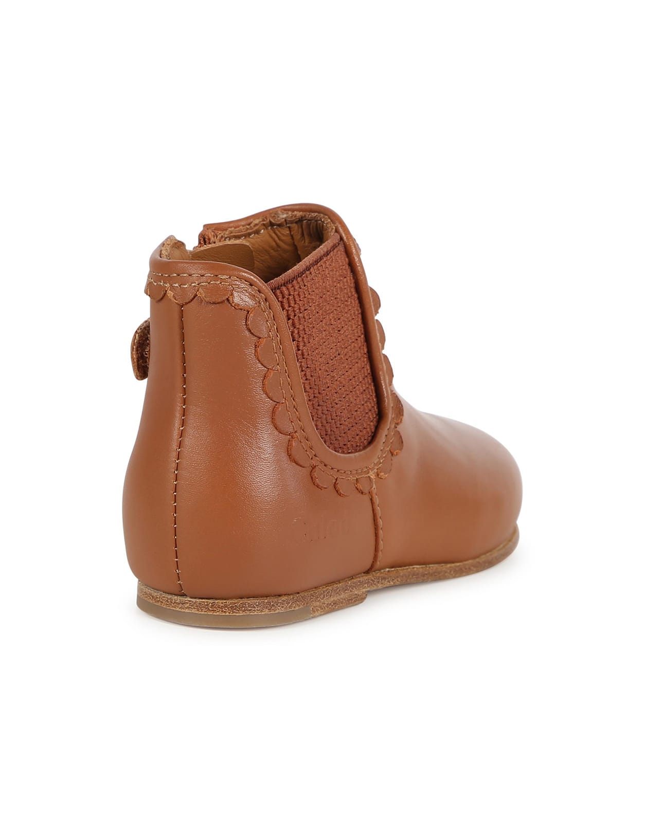 CHLOÉ BROWN CHELSEA ANKLE BOOTS 