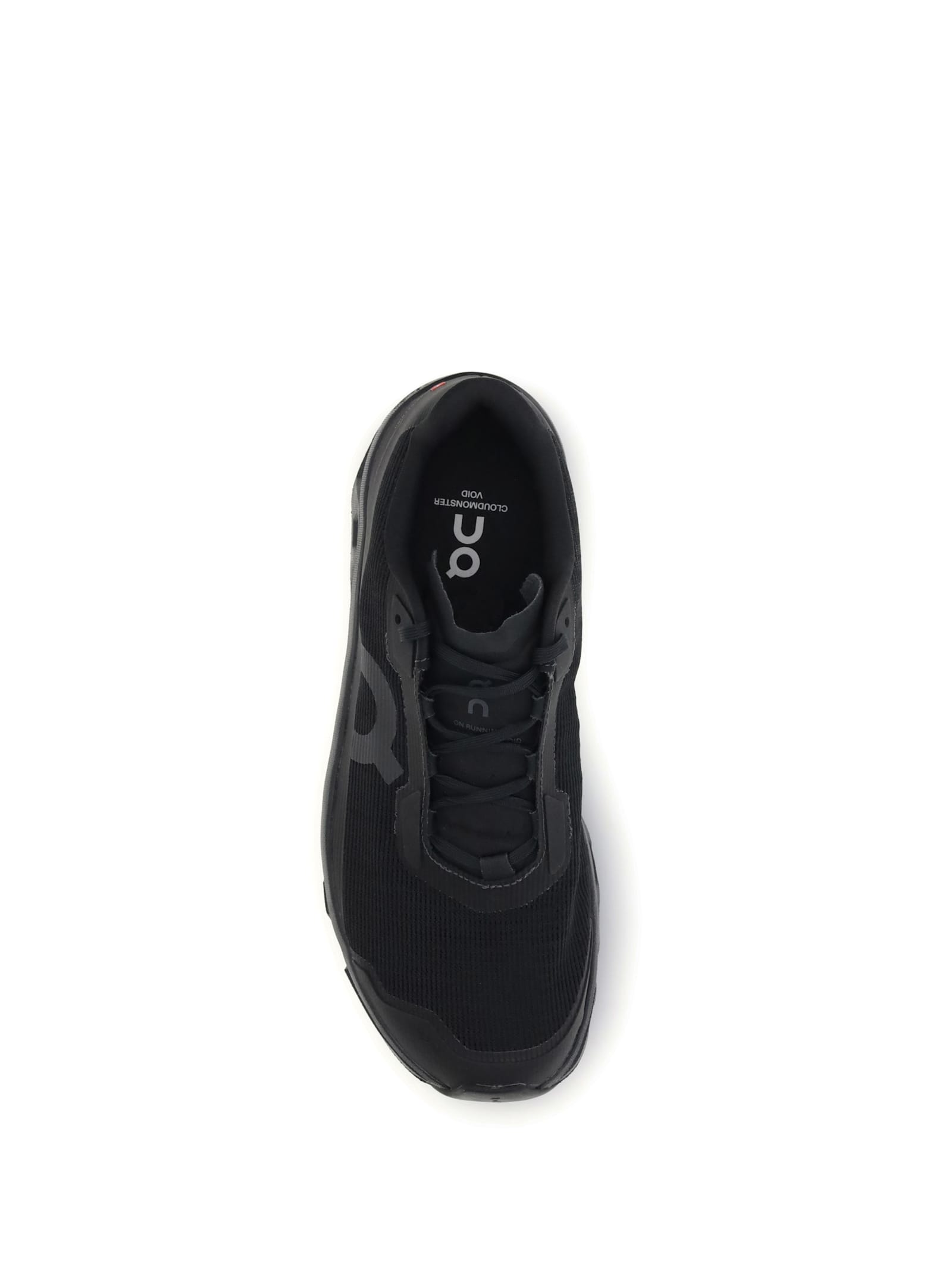 On Cloudmster Void Rubber-trimmed Mesh Running Sneakers In Black