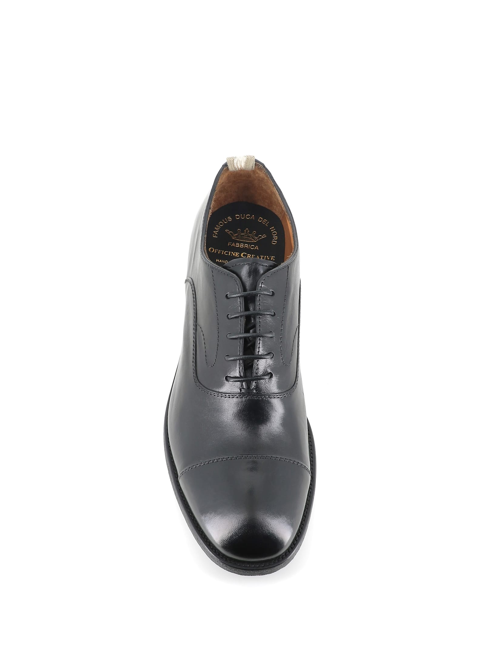 Officine Creative Derby Vanderbilt Caou/011 In Black