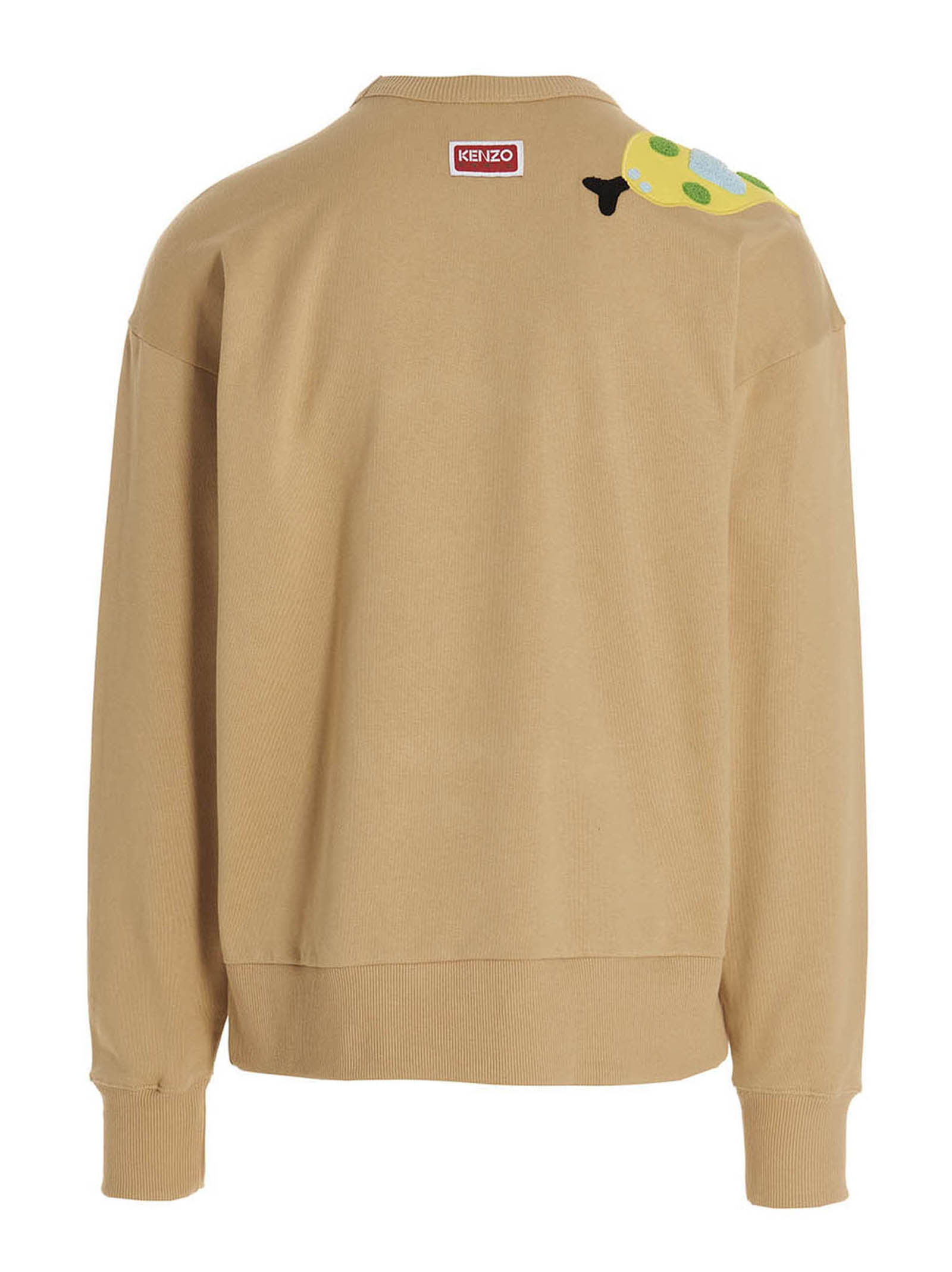 Shop Kenzo Oversize Sweatshirt In Beige