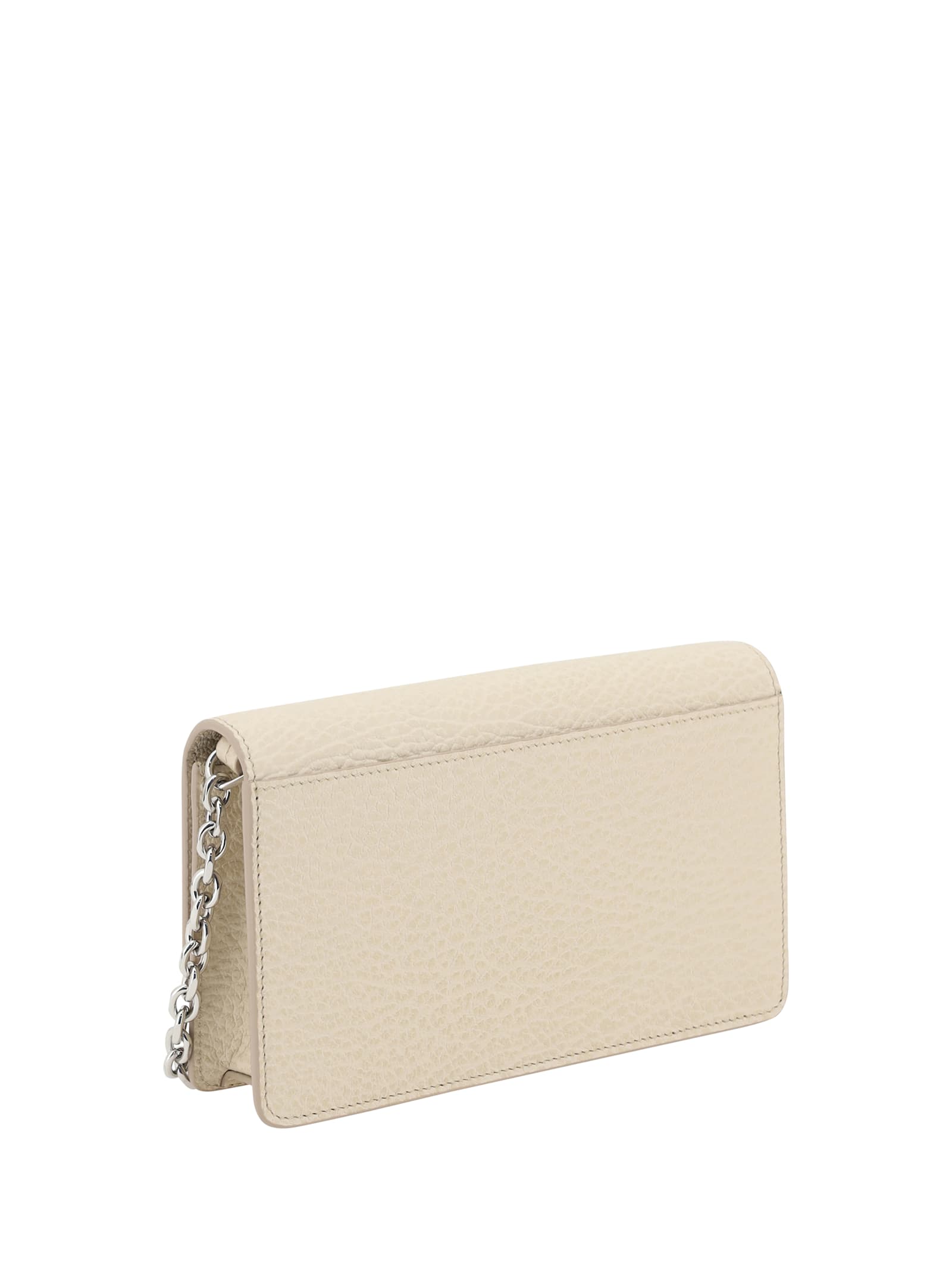 Maison Margiela Chain Wallet In Amande