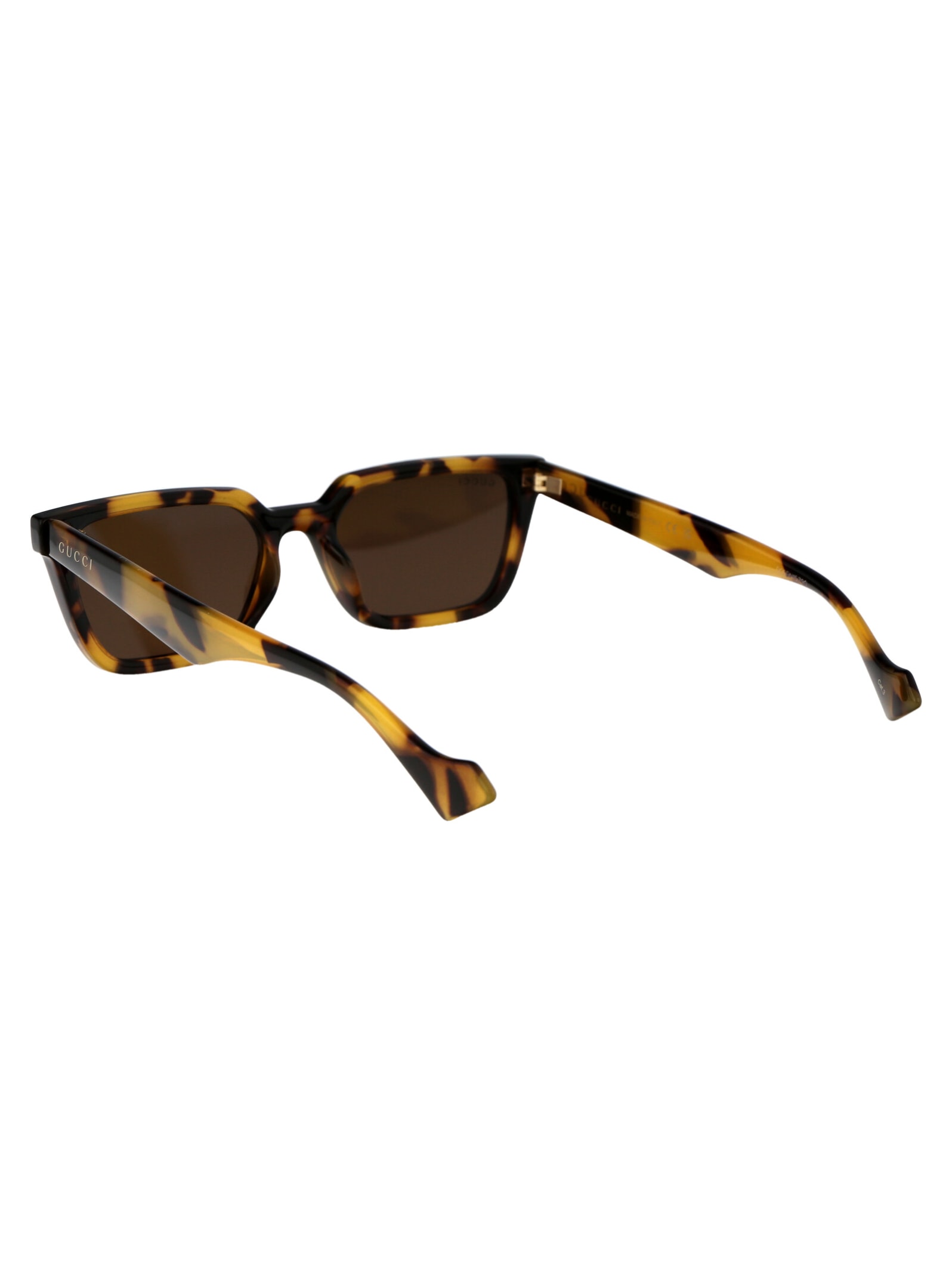 Shop Gucci Gg1539s Sunglasses In 005 Yellow Yellow Brown