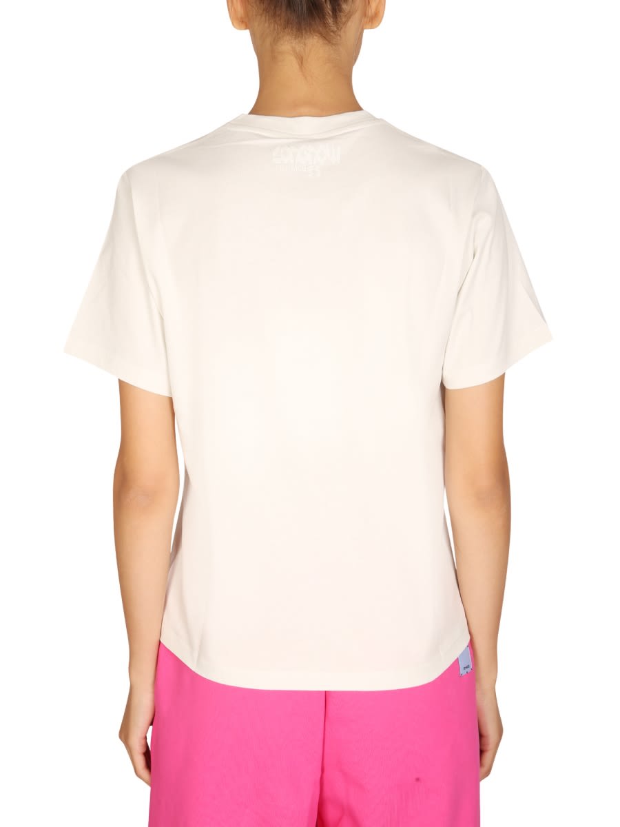 Shop Mcq By Alexander Mcqueen T-shirt With Logo In White