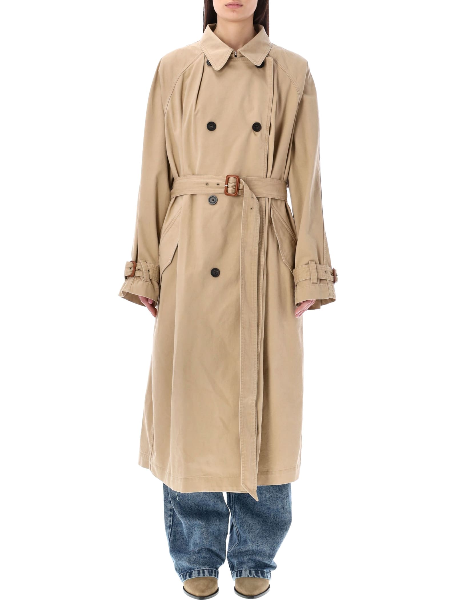 Isabel Marant Jepson Trench In Beige