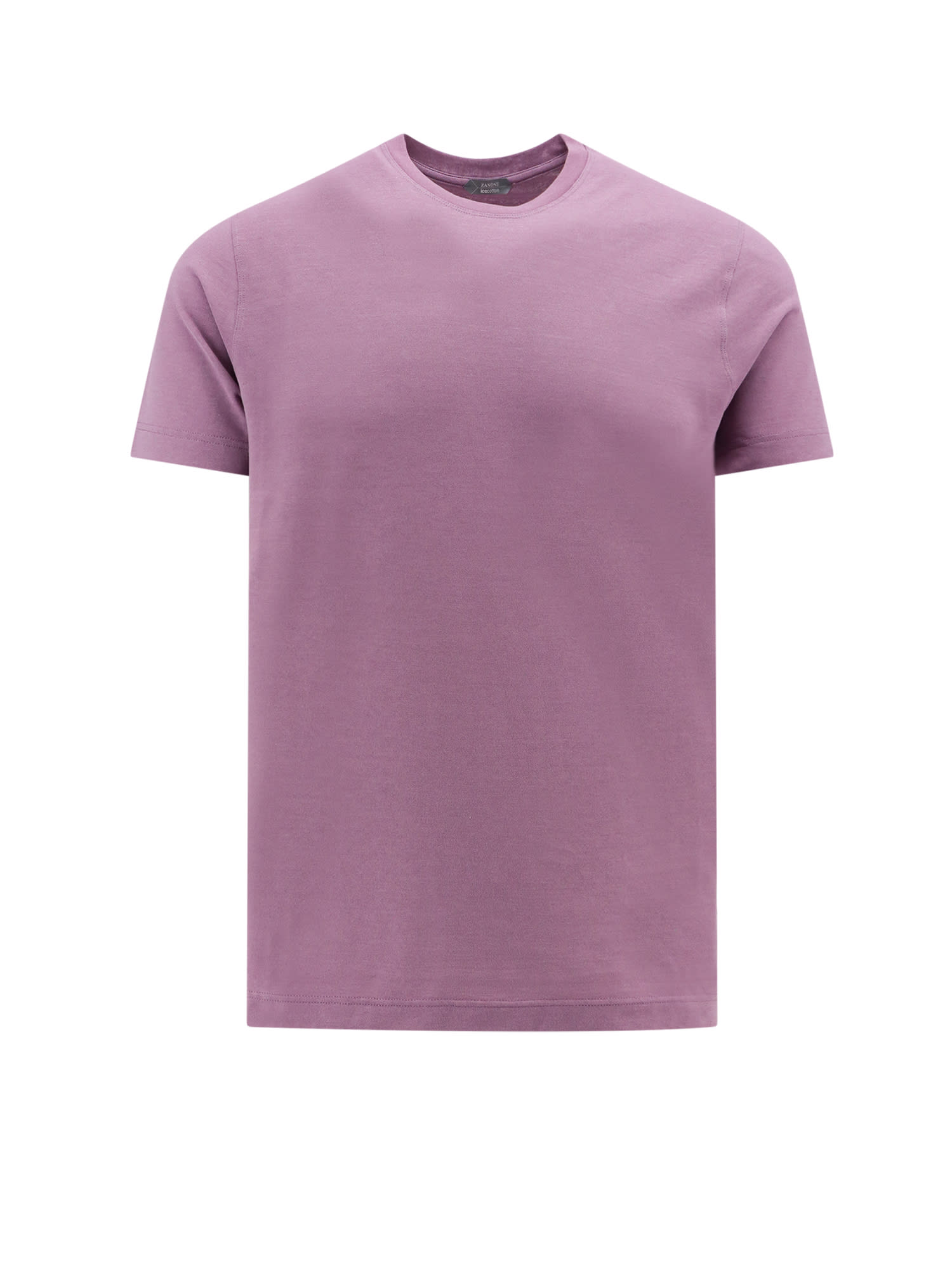 Shop Zanone T-shirt In Purple