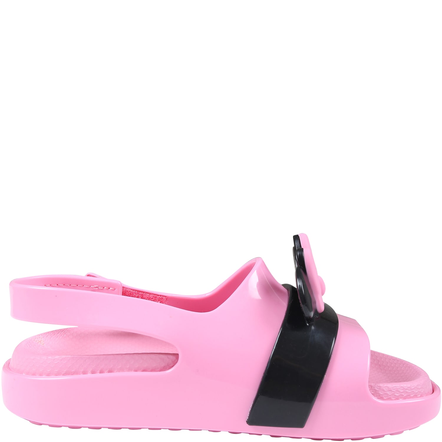 Melissa Kids' Pink Sandals For Girl With Minnie Ears