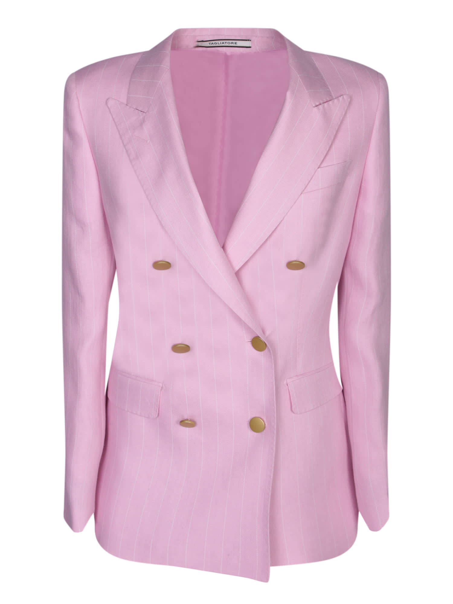 Shop Tagliatore Parigi Pink Jacket