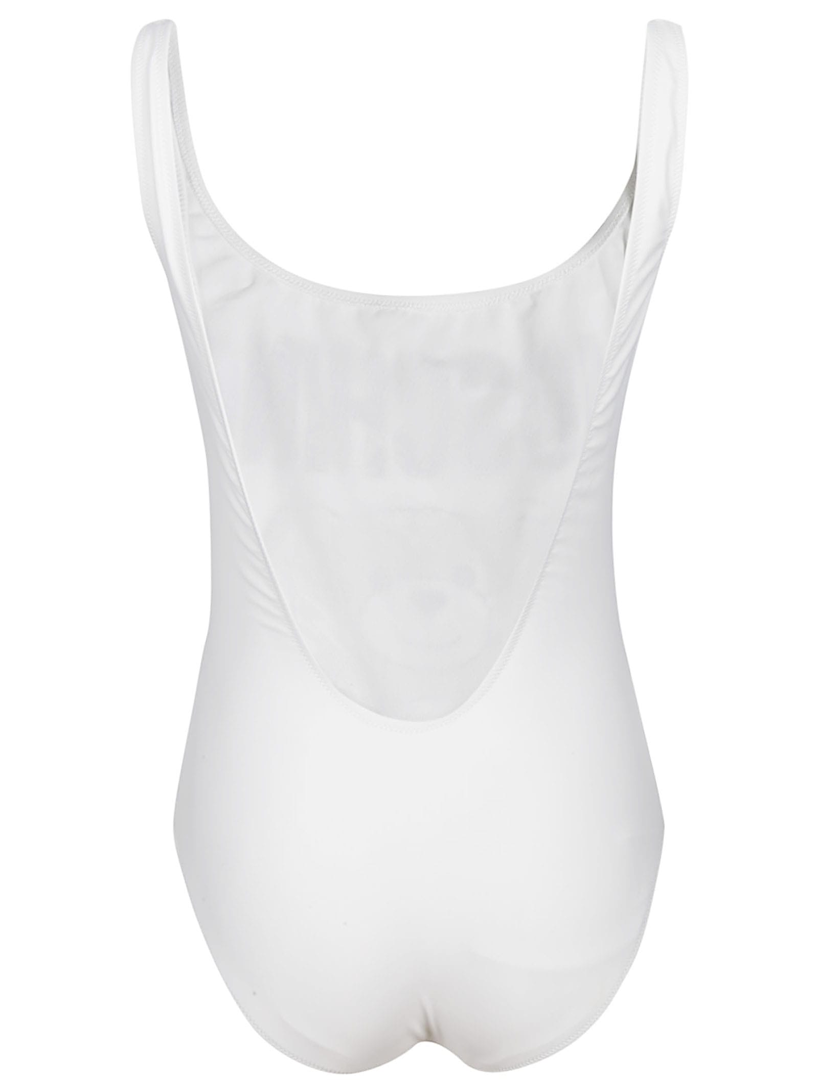 white moschino swimsuit