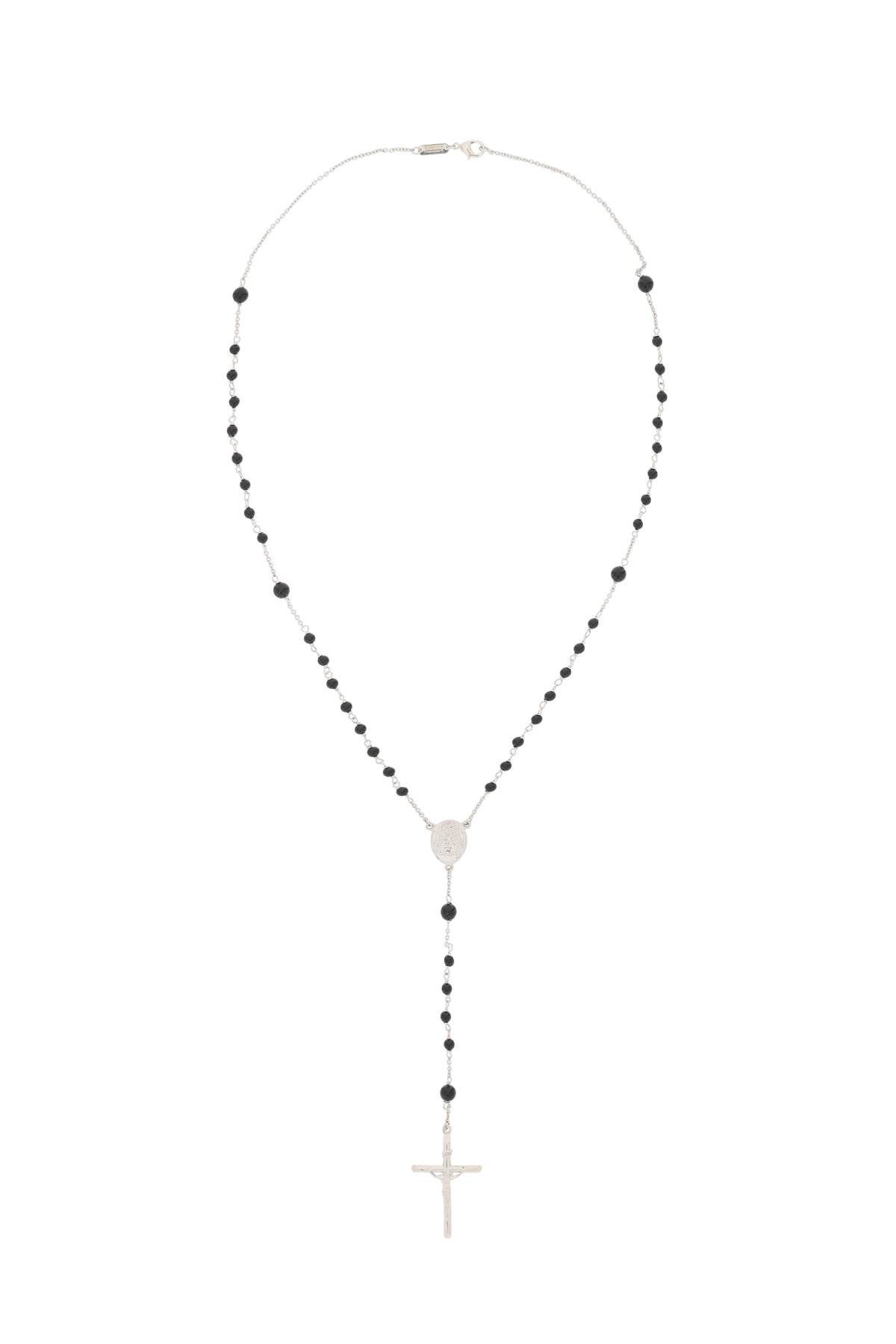 Rosary Cross Pendant Necklace