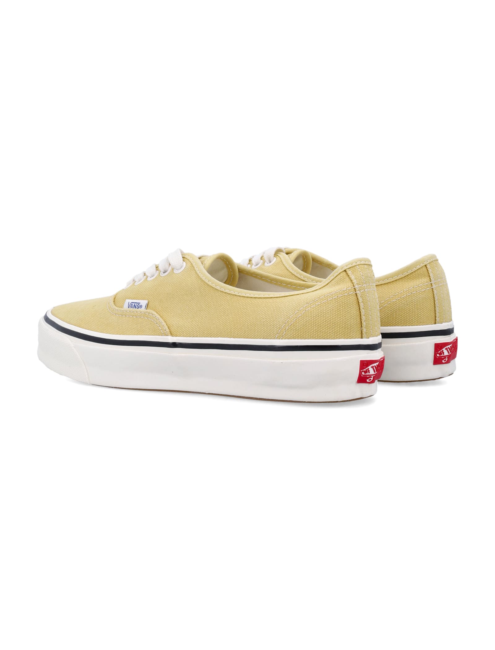 Vans Premium Authentic Duck Canvas Shoe In Yellow