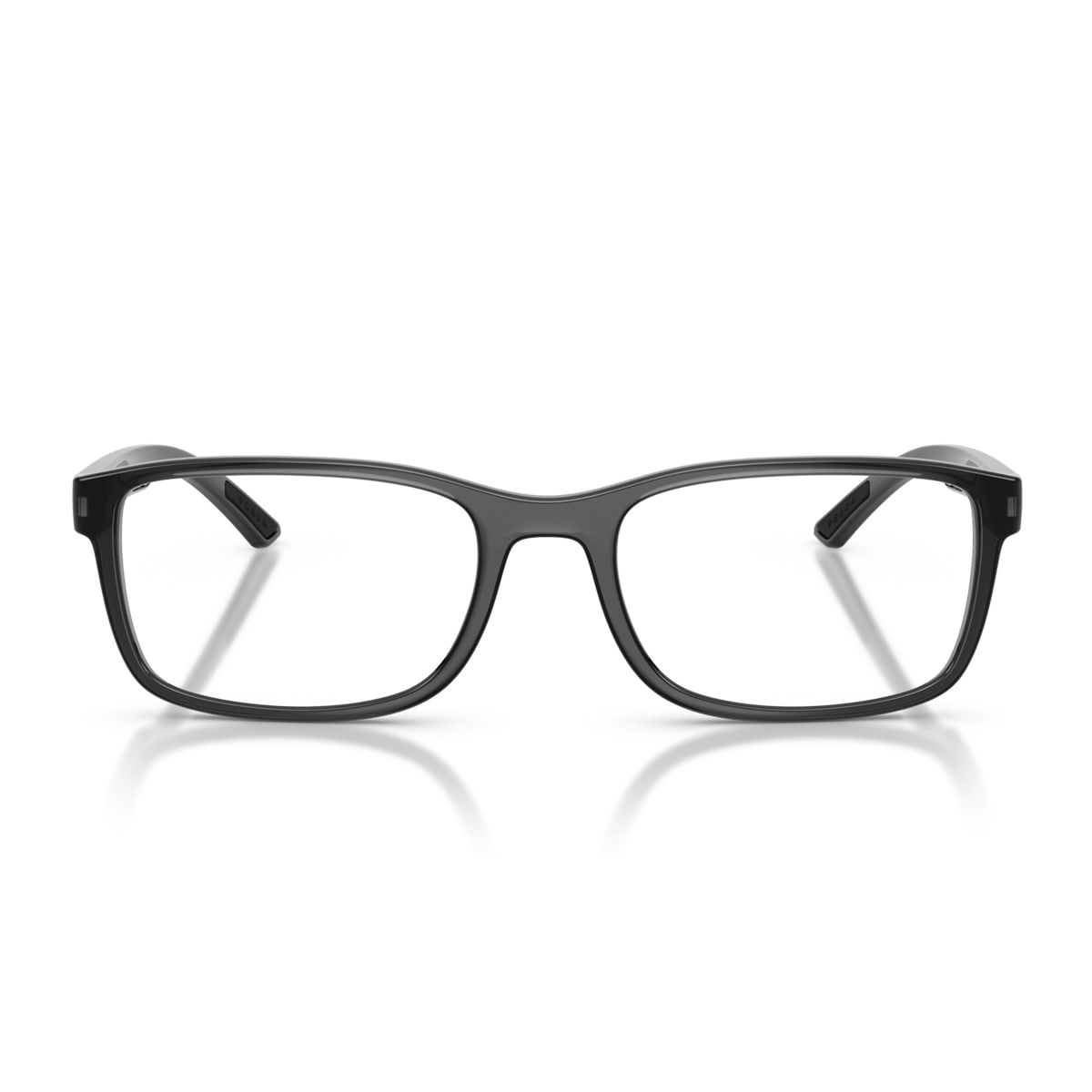 Prada Linea Rossa Ps 06rv 01d1o1 Grigio Trasparente Glasses In Black