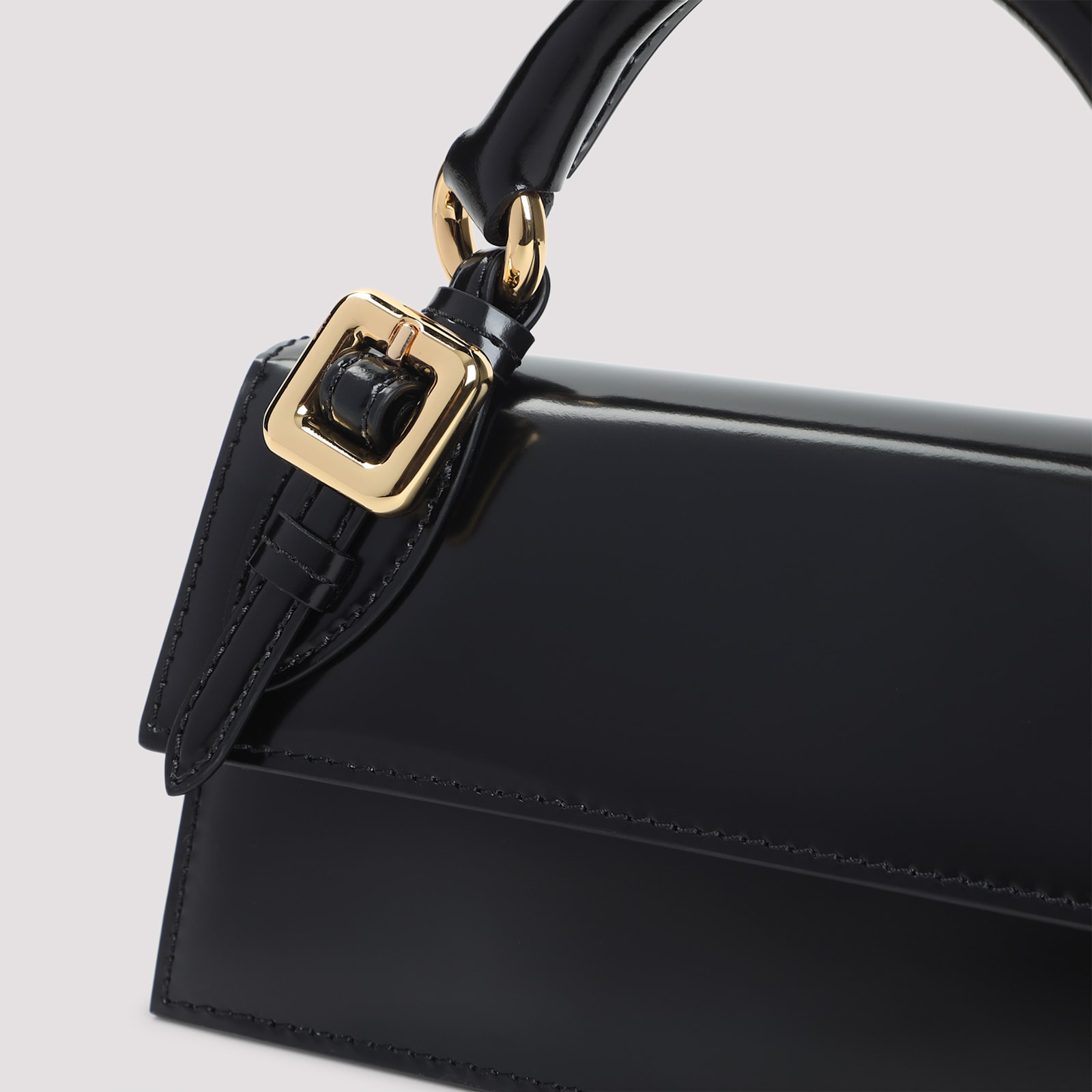 Jacquemus Le Chiquito Long Boucle Handbag In Black