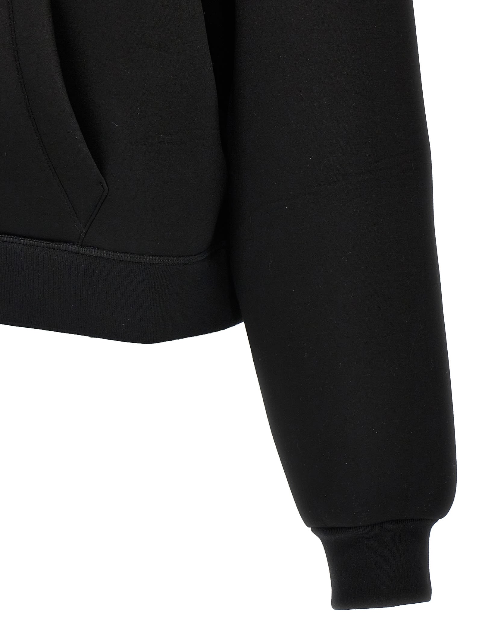 Wardrobe.nyc Black Bonded Hoodie