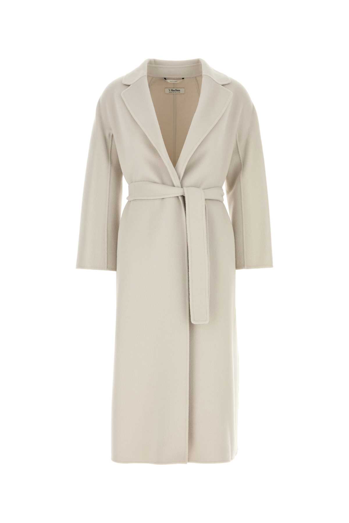 'S Max Mara Chalk Wool Esturia Coat