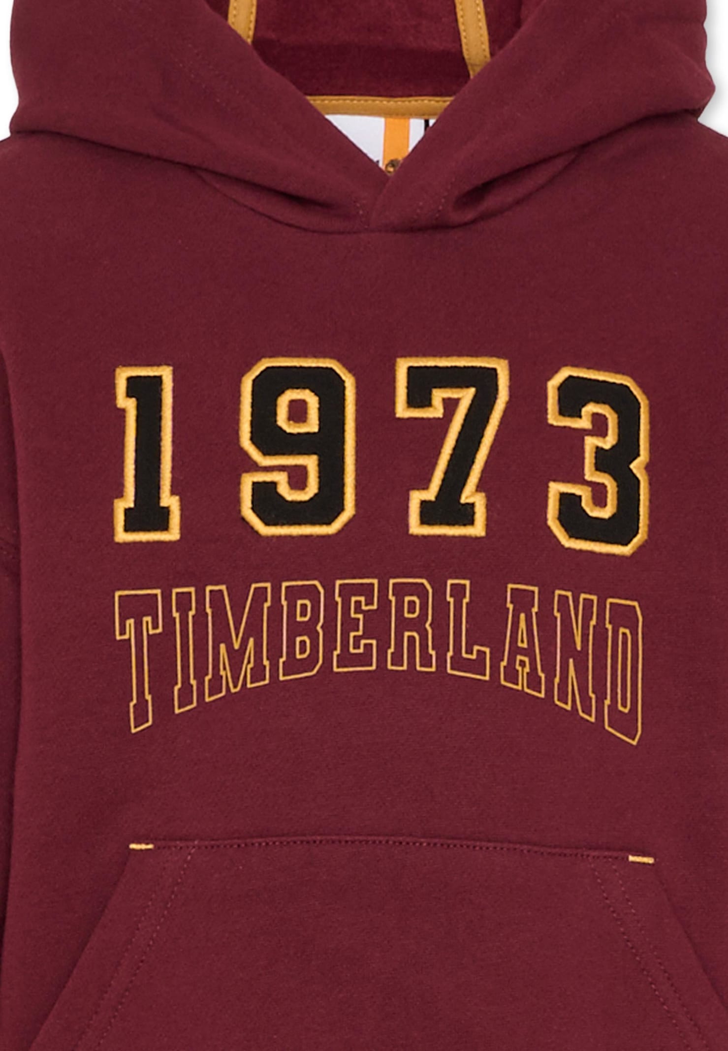 Timberland Burgundy Sweatshirt For Boy With Logo In Burgundy