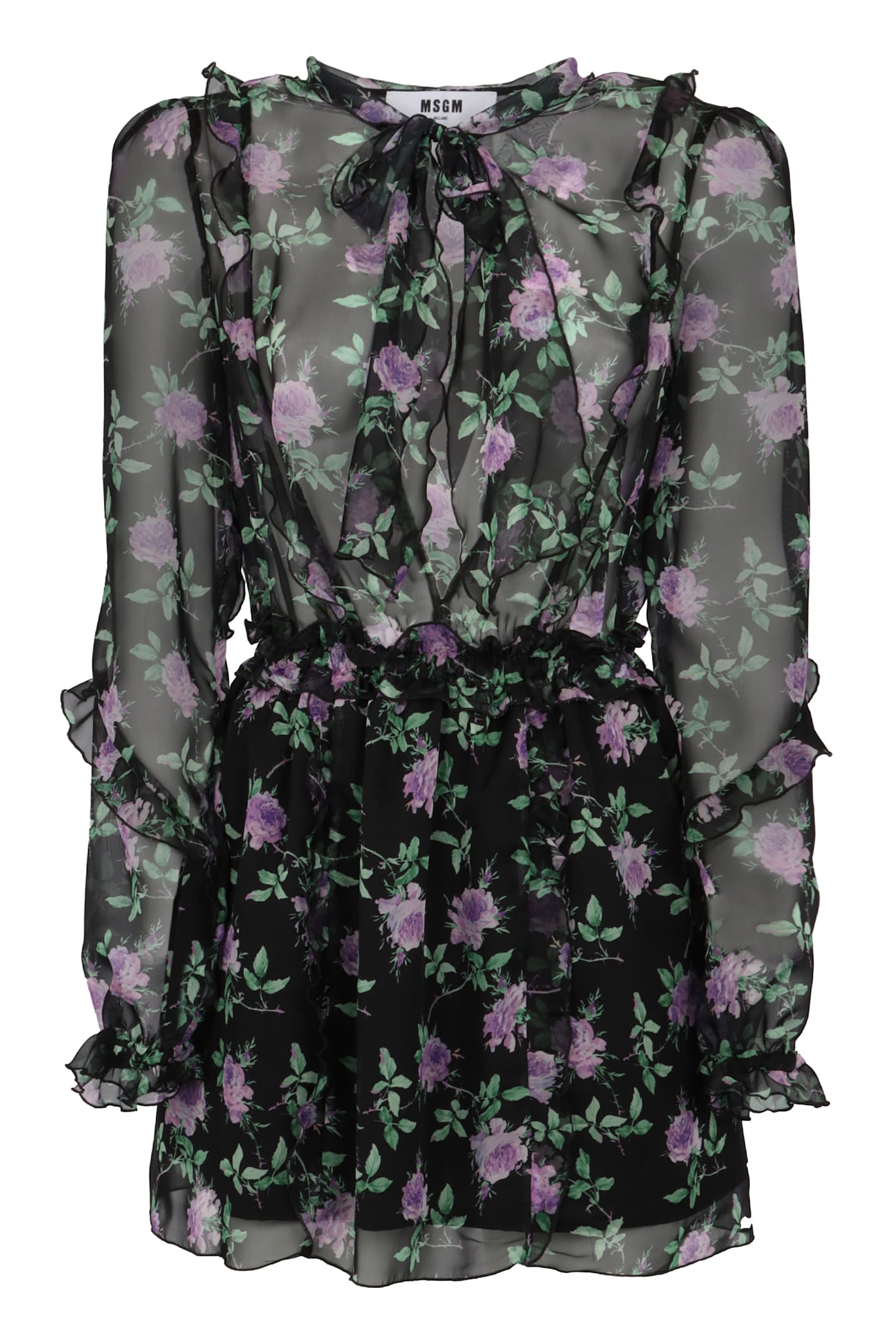 Printed Mini Dress
