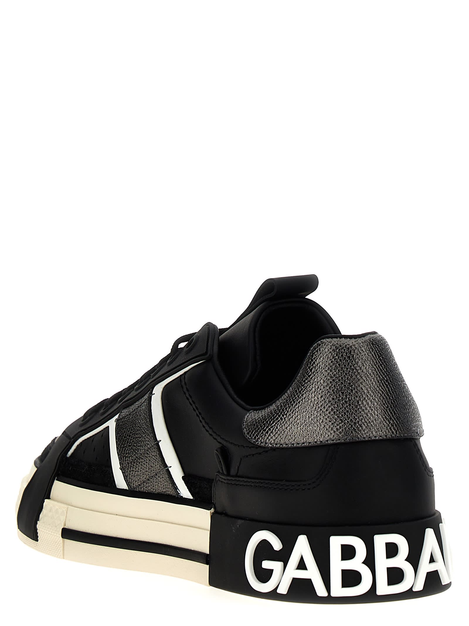 Shop Dolce & Gabbana Custom 2.zero Sneakers In Black