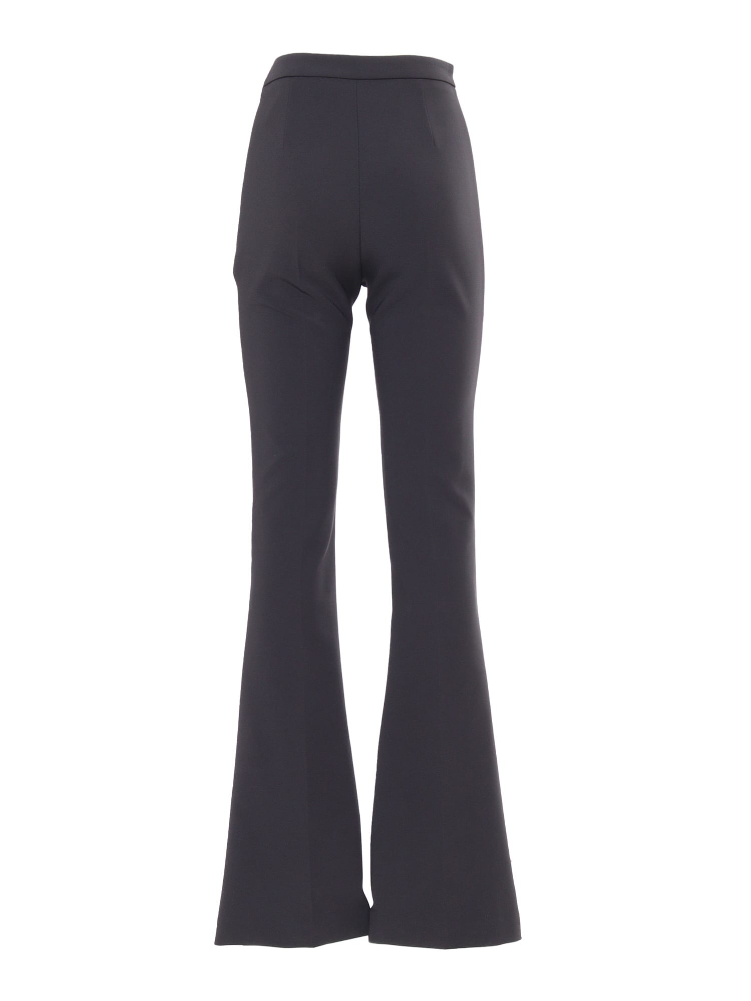 Shop Elisabetta Franchi Trousers In Black