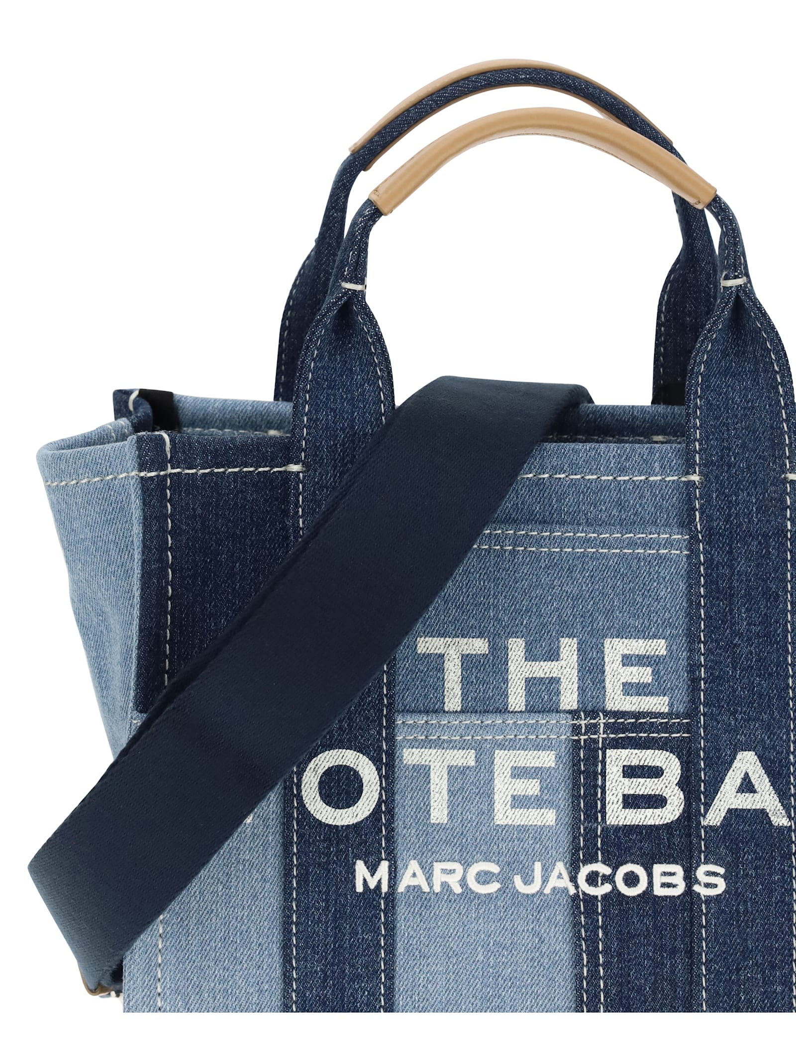Marc Jacobs Denim Tote Bag In Blue
