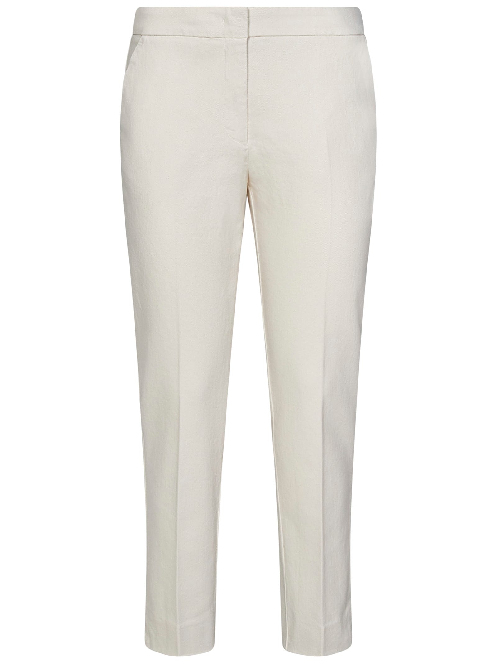 Shop Drumohr Trousers In White