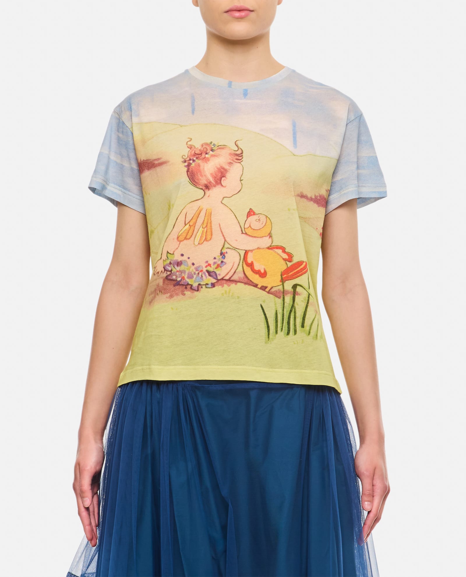 Molly Goddard Dolly Jersey T-shirt In Multicolour