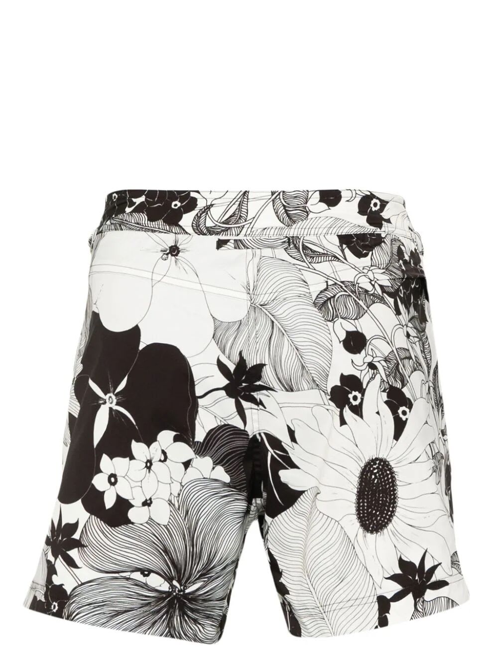 Shop Tom Ford Swimwear Shorts In Xblbl Combo Black