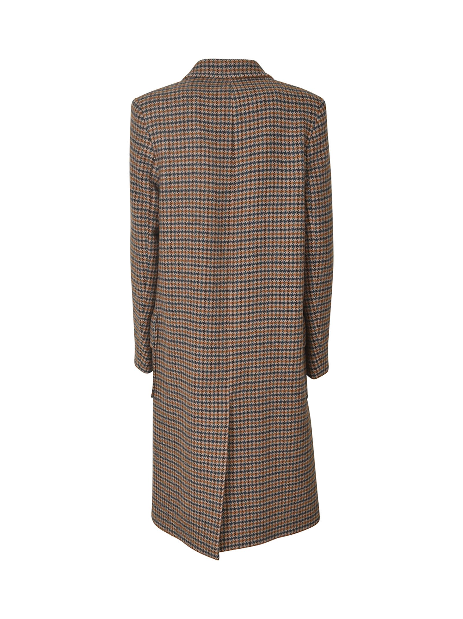 Shop Paul Smith Pied De Poule Coat In Multicolor