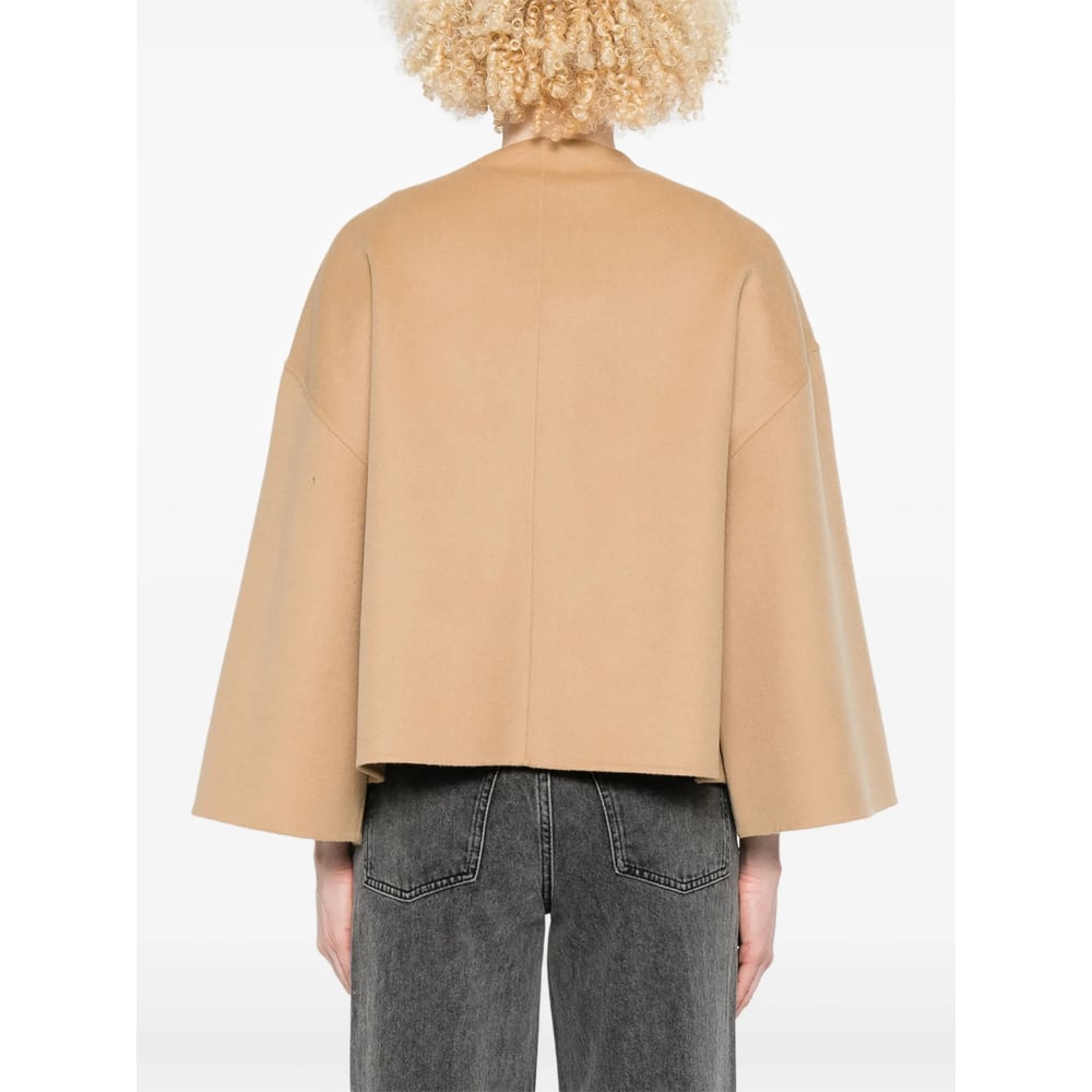 By Malene Birger Jacquie Wool Jacket In Sand
