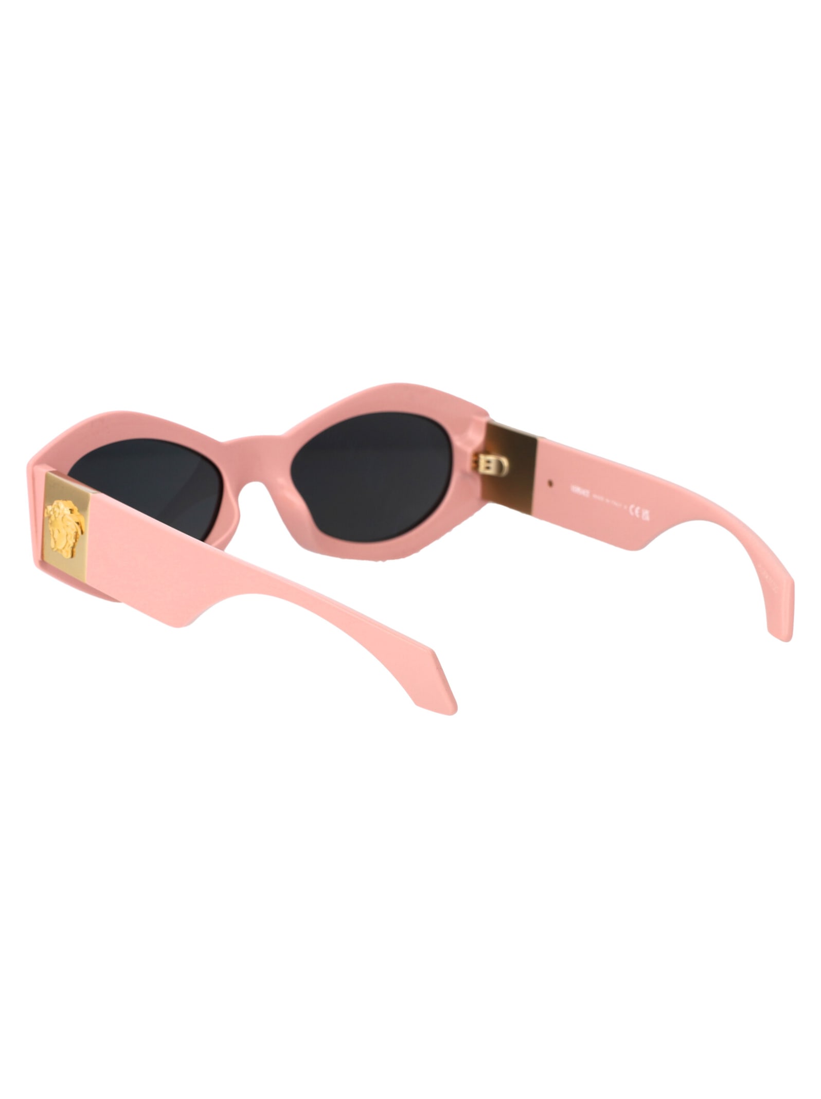 Shop Versace 0ve4466u Sunglasses In 546387 Pink