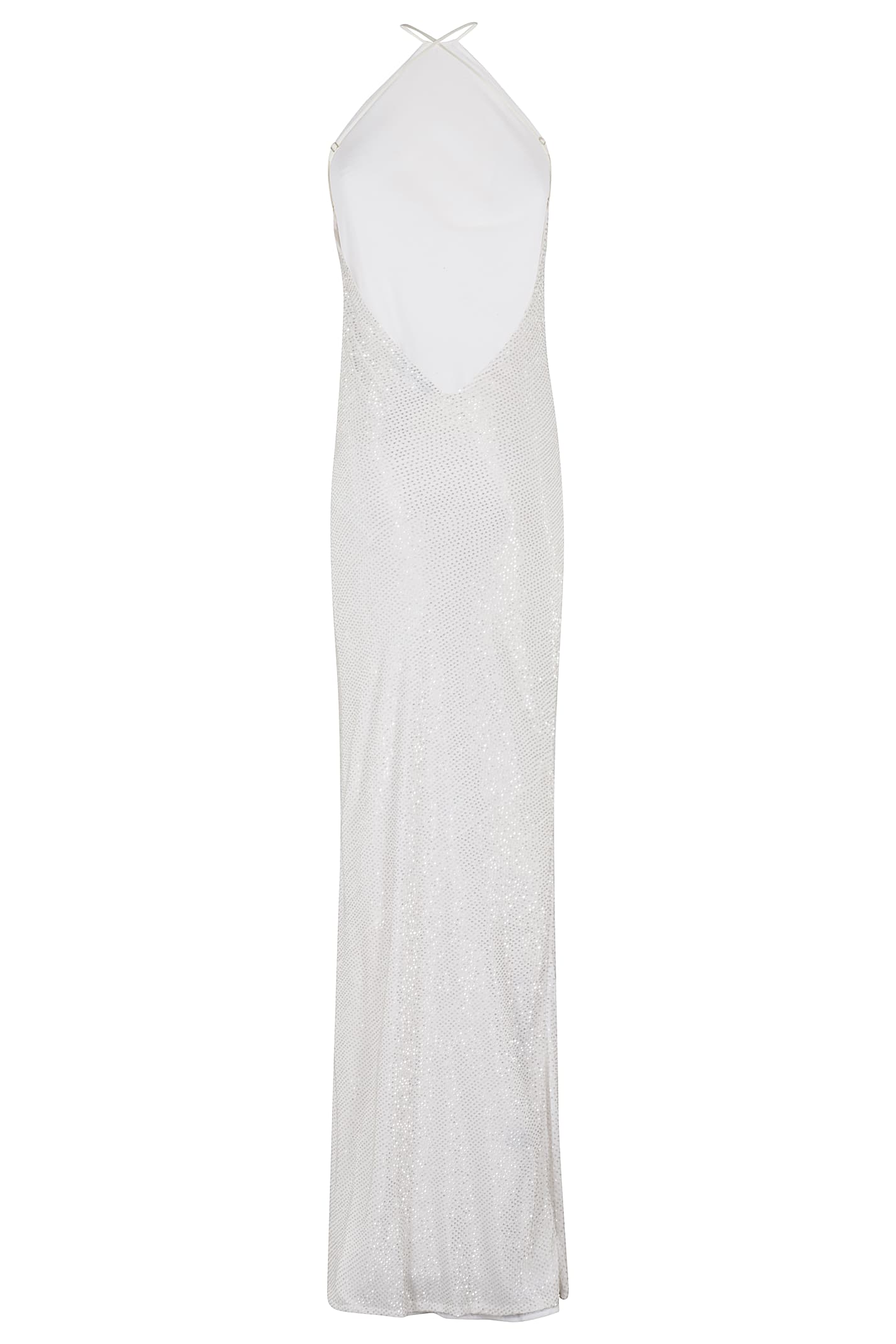 Amen Embroidered Georgette Dress