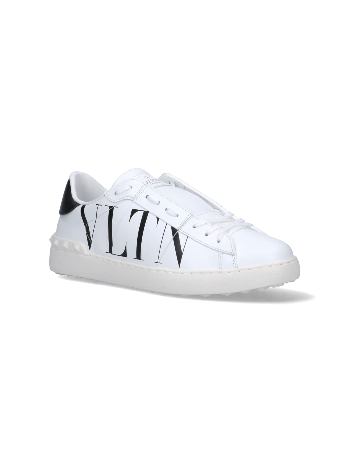 Shop Valentino Open Sneakers In White