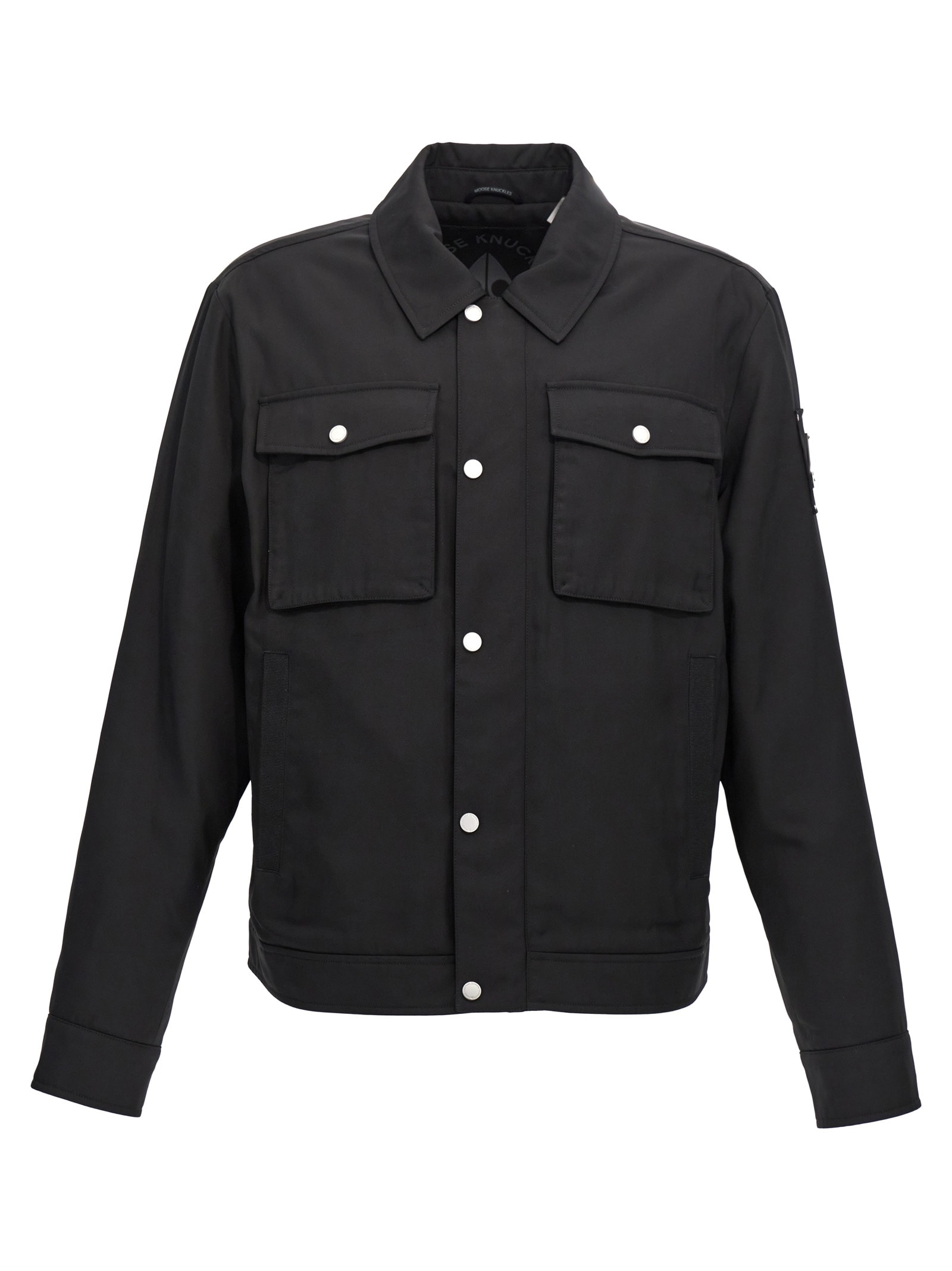 Shop Moose Knuckles Jacque Ply Jacket In Black