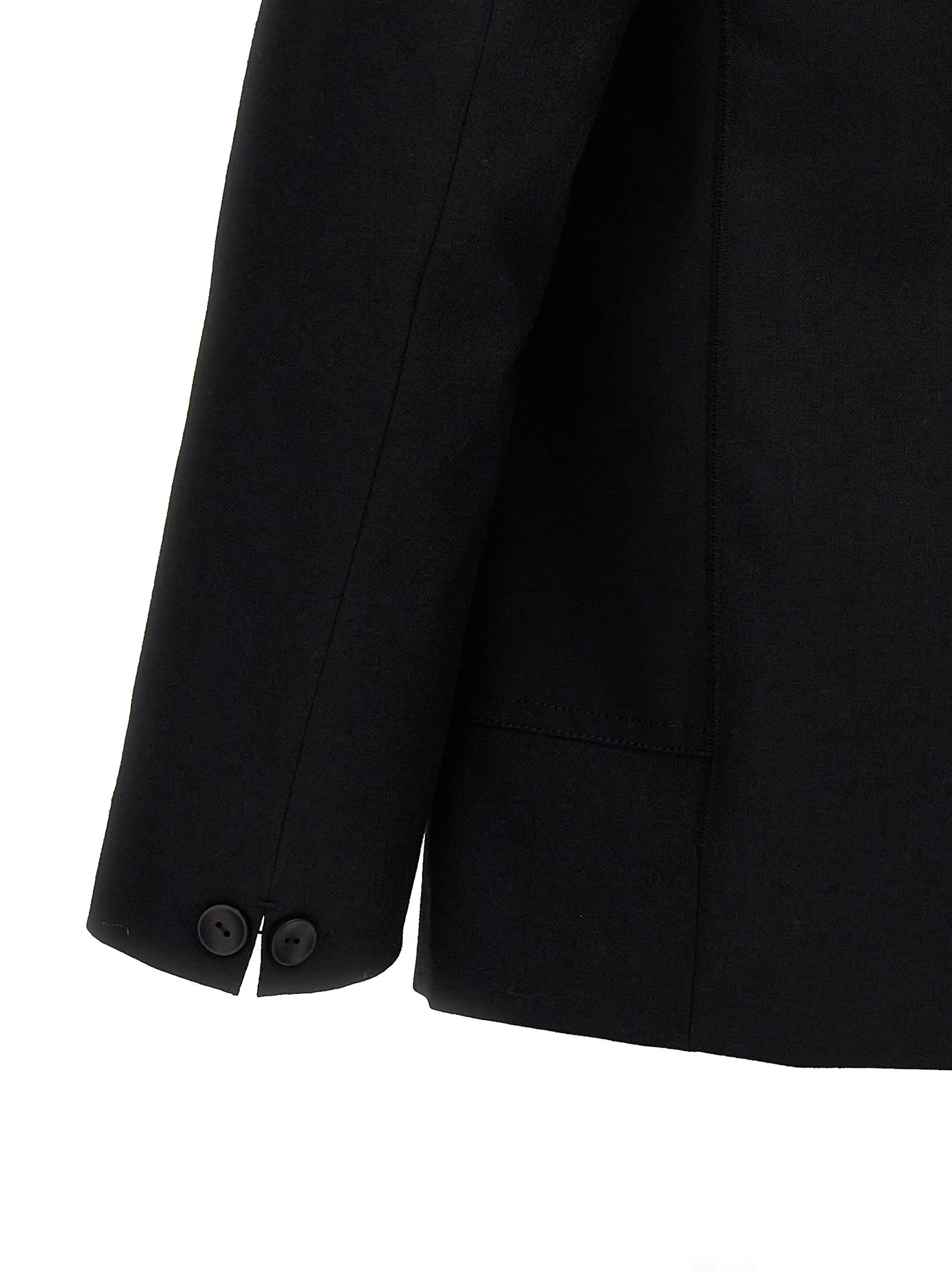 Shop Junya Watanabe X Carhartt Wip Single-breasted Blazer In Black