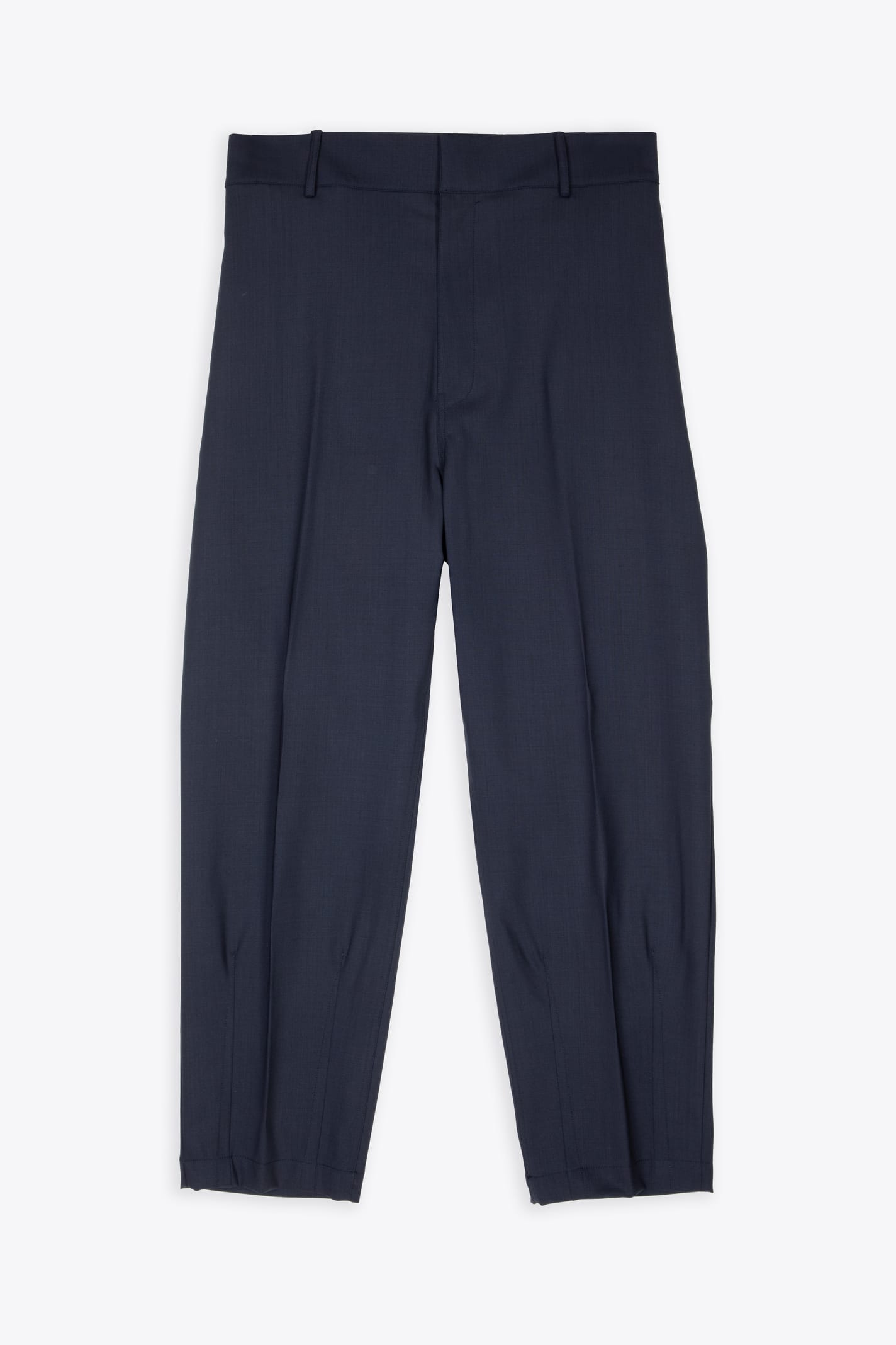 MAURO GRIFONI PANTALONE LANA TECNICA NAVY BLUE WOOL TAILORED PANT