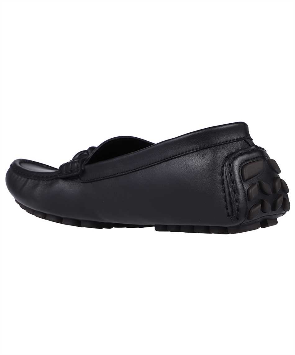 Shop Gianvito Rossi Monza Leather Loafers In Black