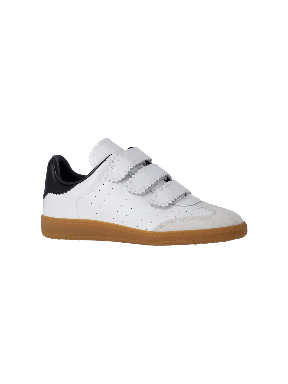 Isabel Marant Beth Leather Low-top Sneakers In White