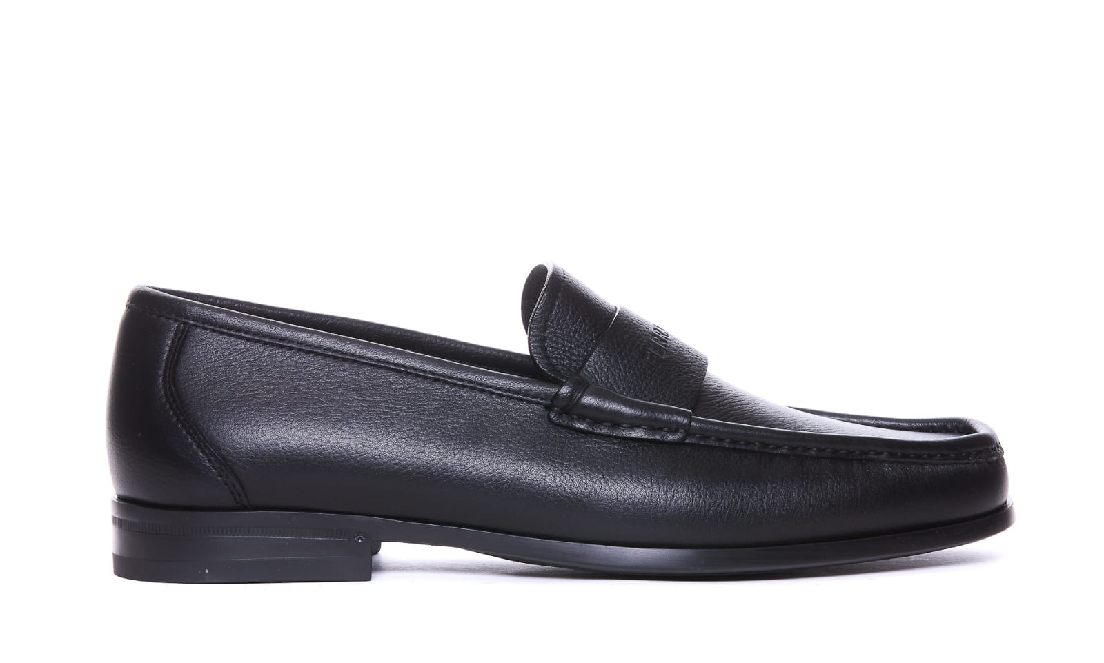Shop Ferragamo Dupont Loafers With  Logo In Black