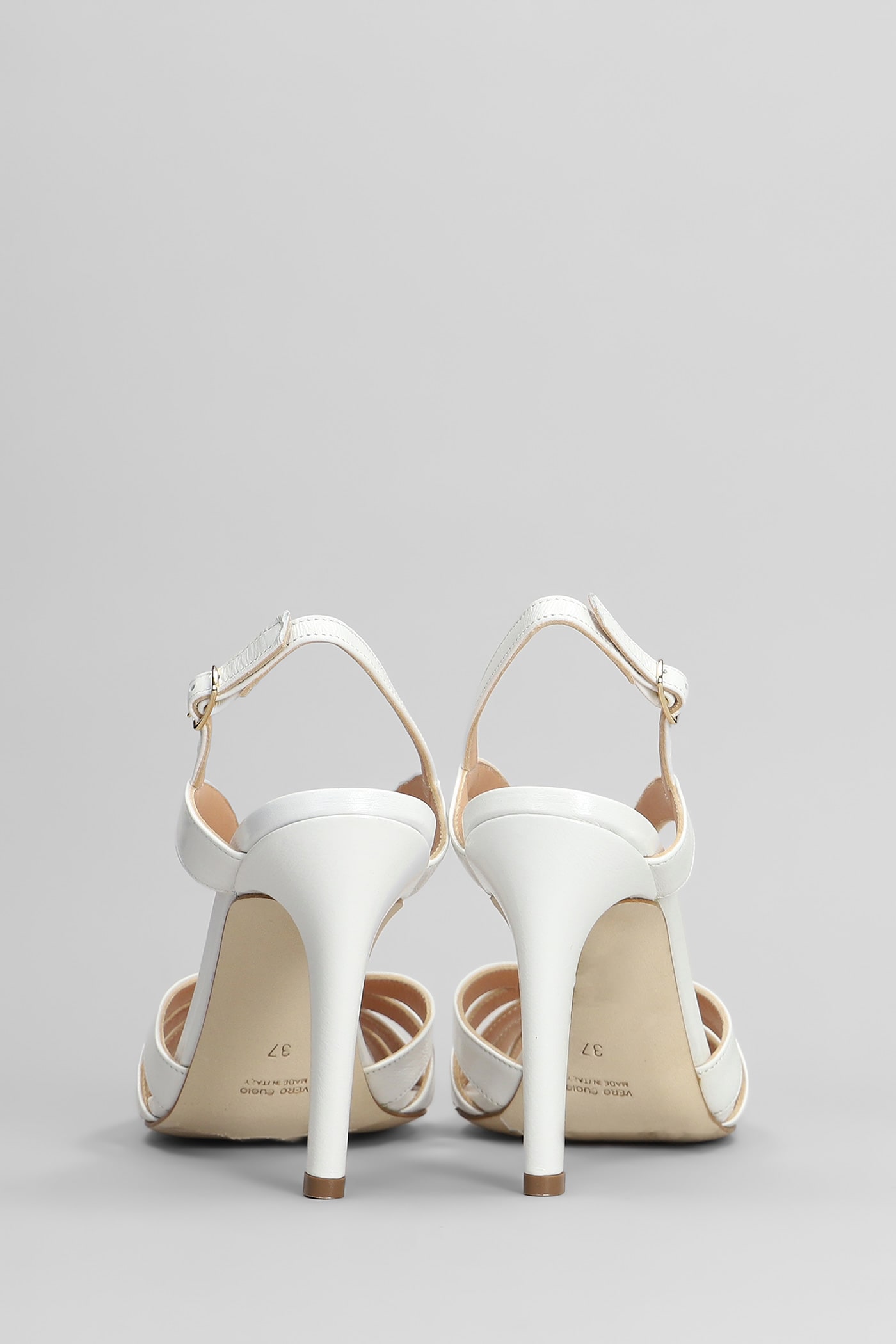 The Seller 100mm Slingback Leather Sandals