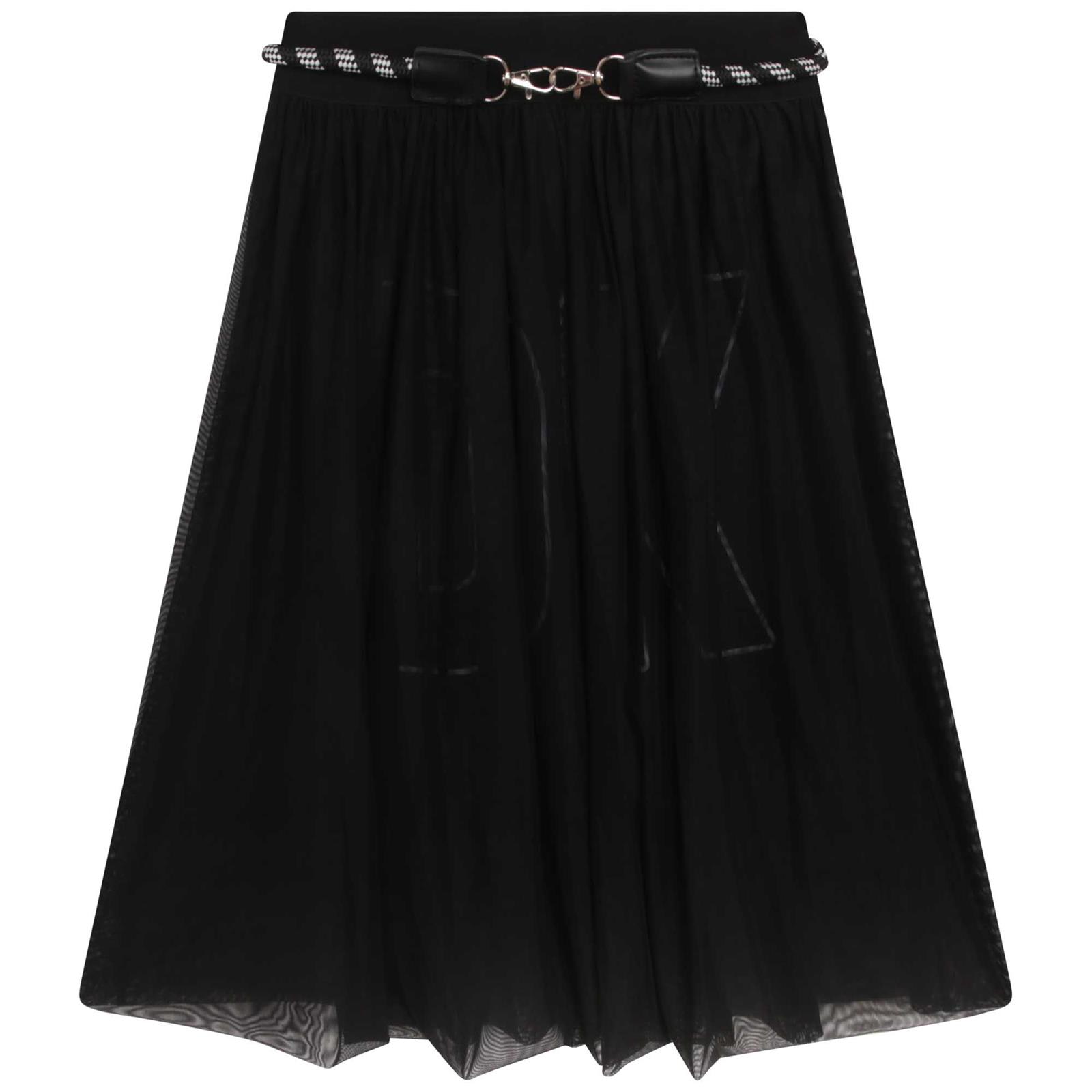 DKNY Pleated Skirt With Belt