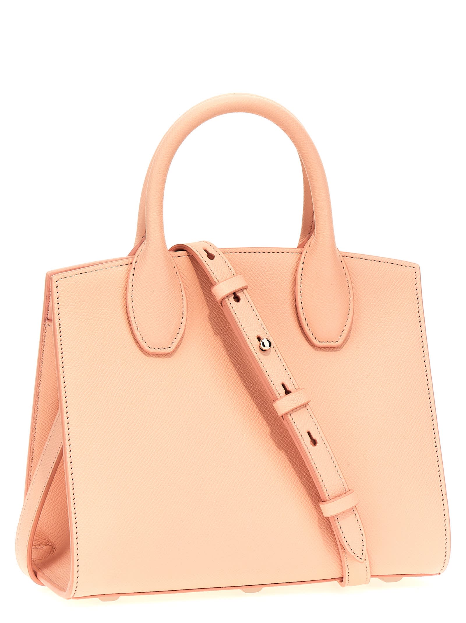 Shop Ferragamo Studio Box (s) Handbag In Pink