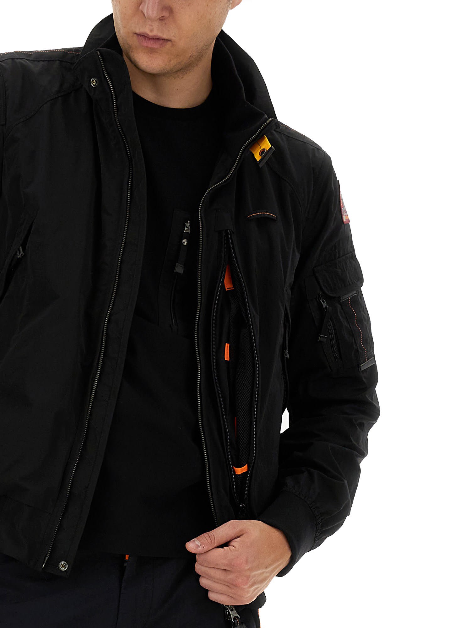 Shop Parajumpers Nylon Jacket In Black