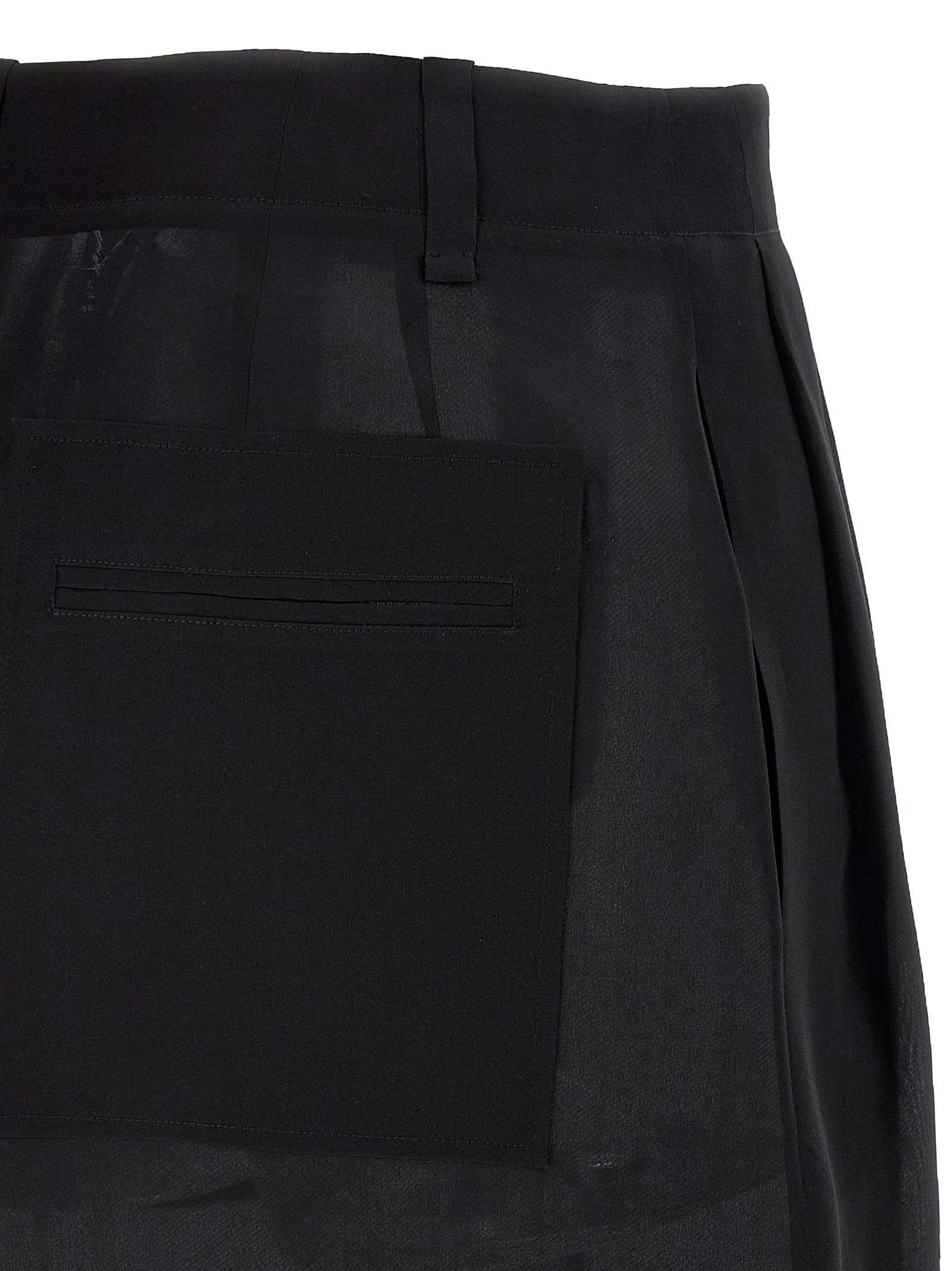 Khaite Lucian Maxi Silk Skirt In Black