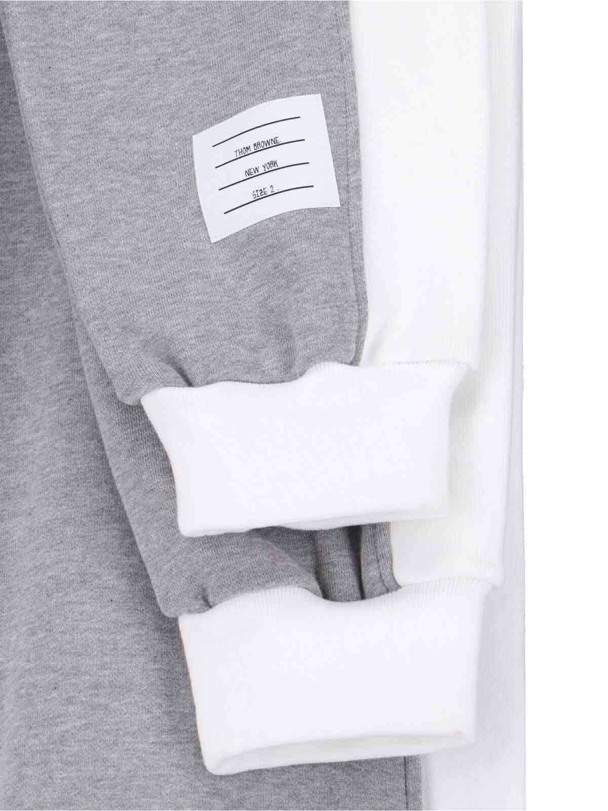 Thom Browne 4-bar Track Pants In Gray