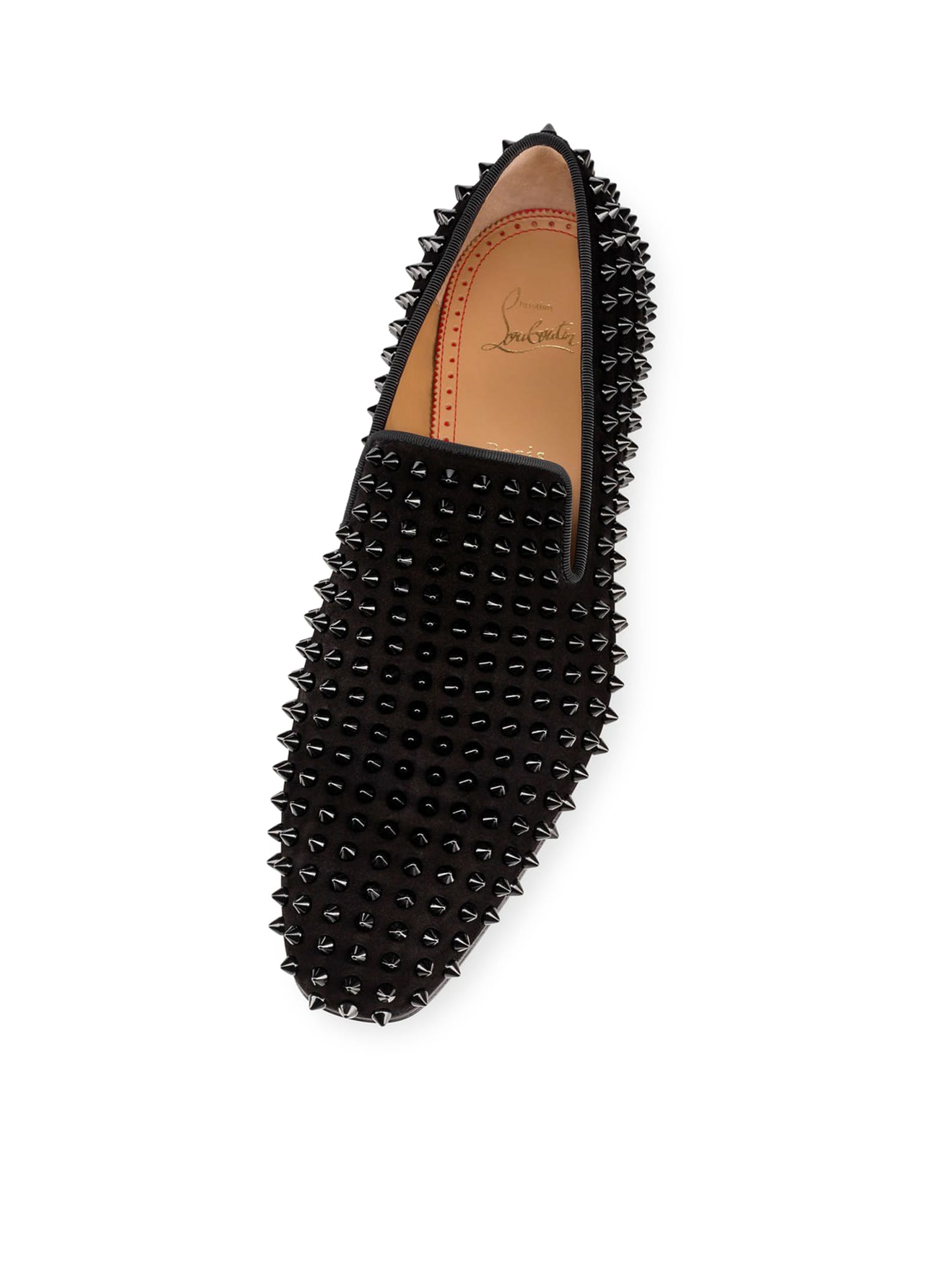 Shop Christian Louboutin Dandelion Loafers In Black