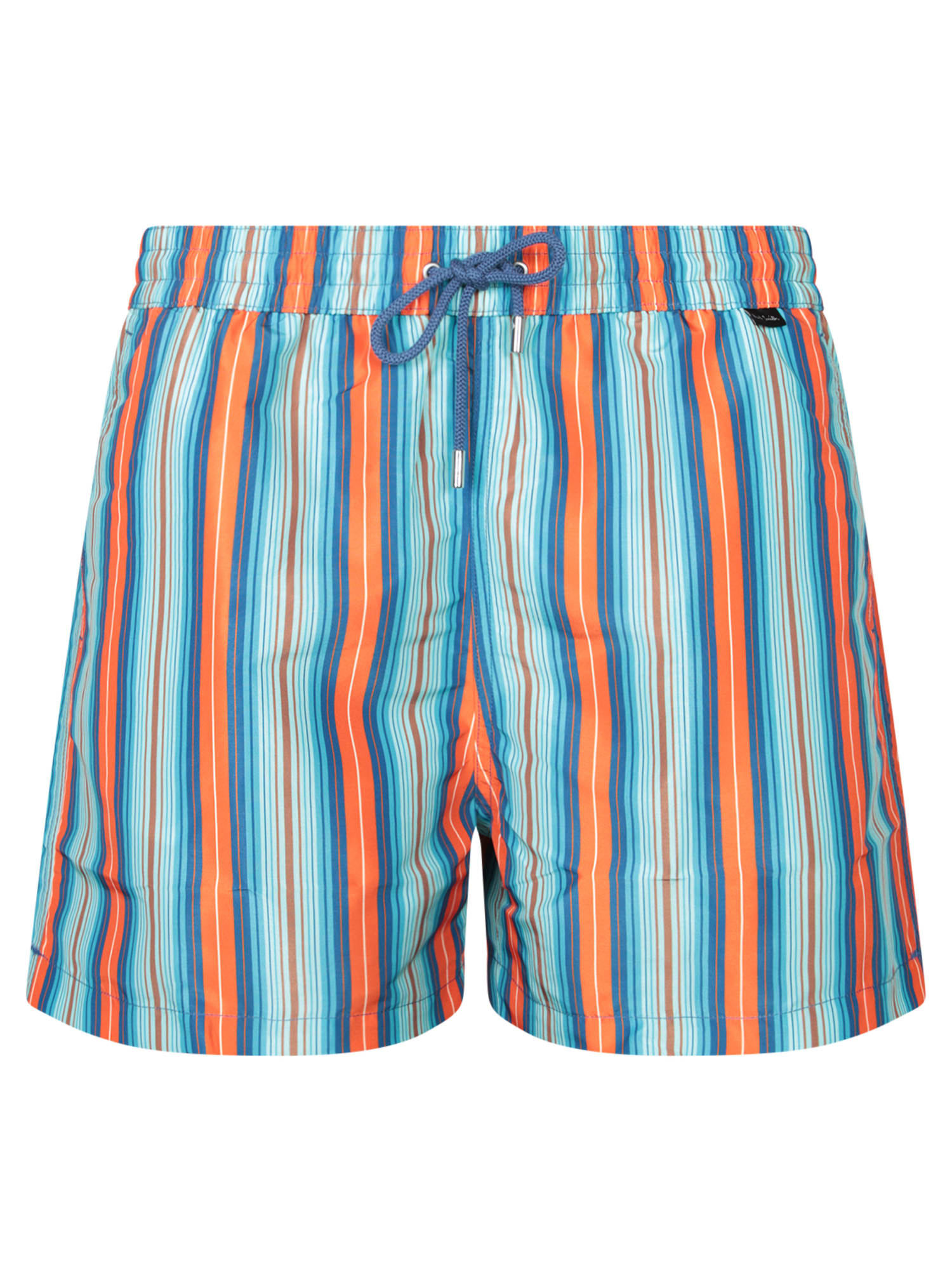 PAUL SMITH STRIPES ORGANGE/BLUE BOXER SWIM SHORTS