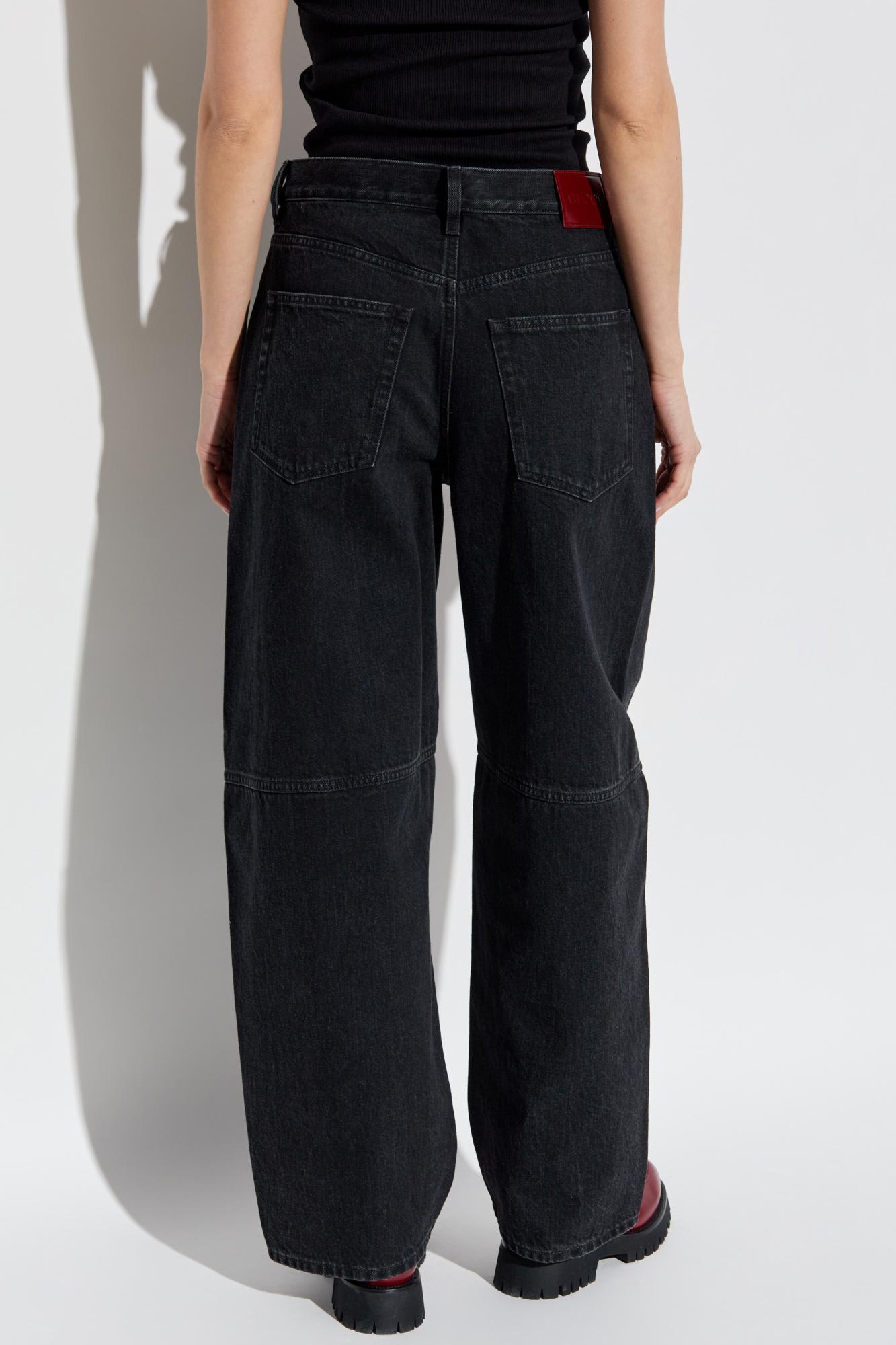 Gucci Jeans Mit Geradem Bein In Black