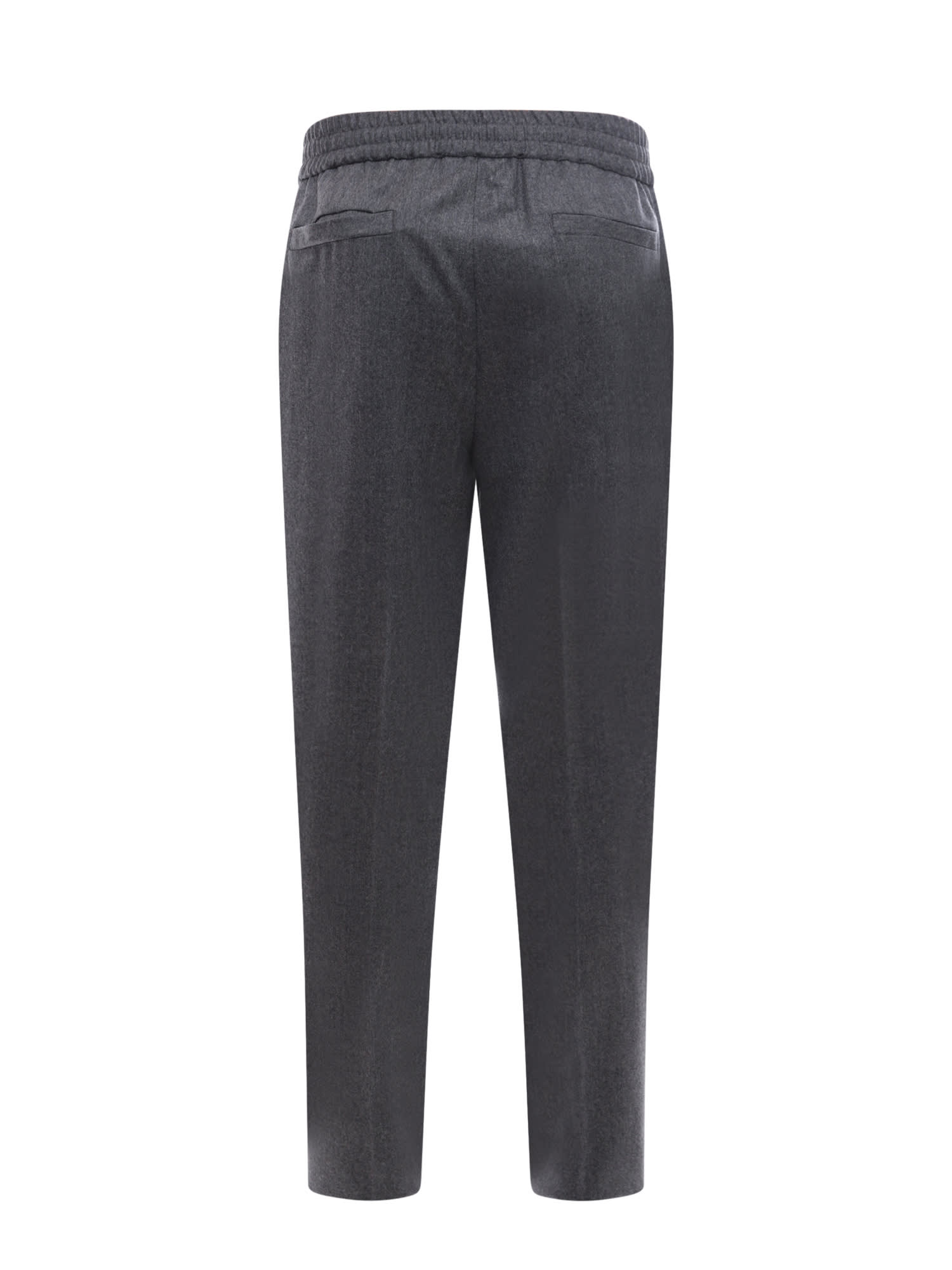 Shop Brunello Cucinelli Trouser In Grey